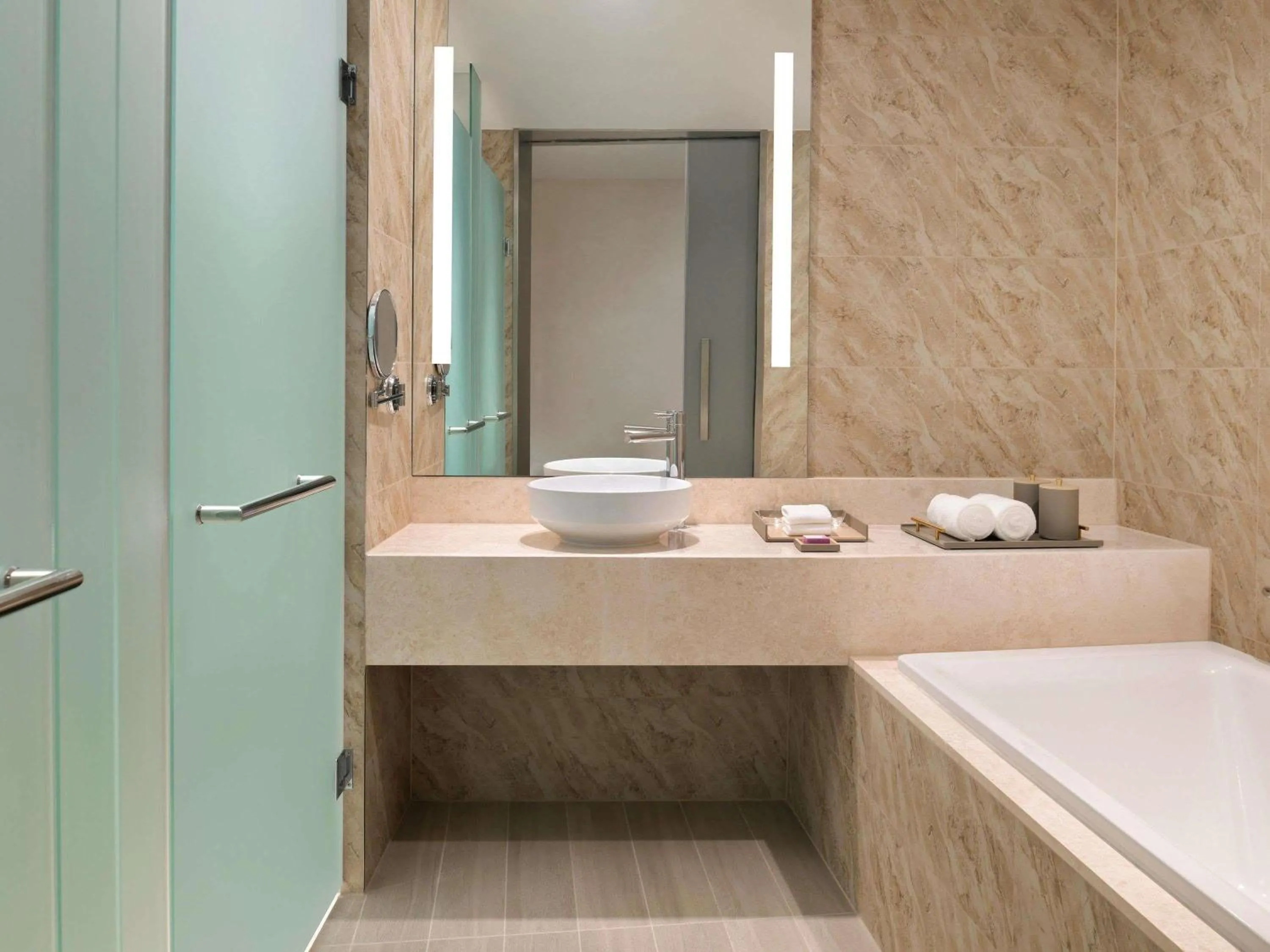 Bedroom in Mövenpick Hotel & Apartments Ghala Muscat