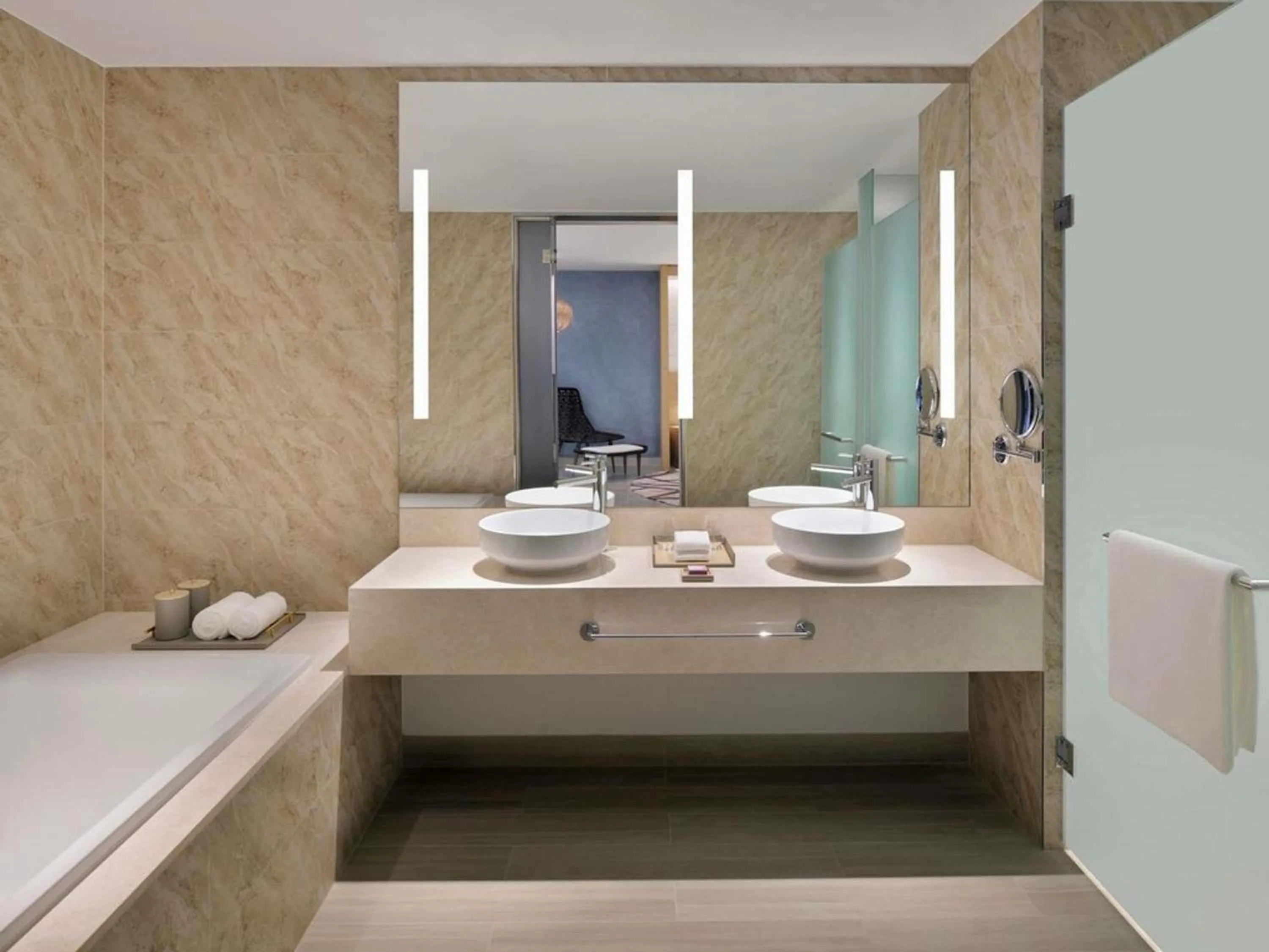 Photo of the whole room in Mövenpick Hotel & Apartments Ghala Muscat