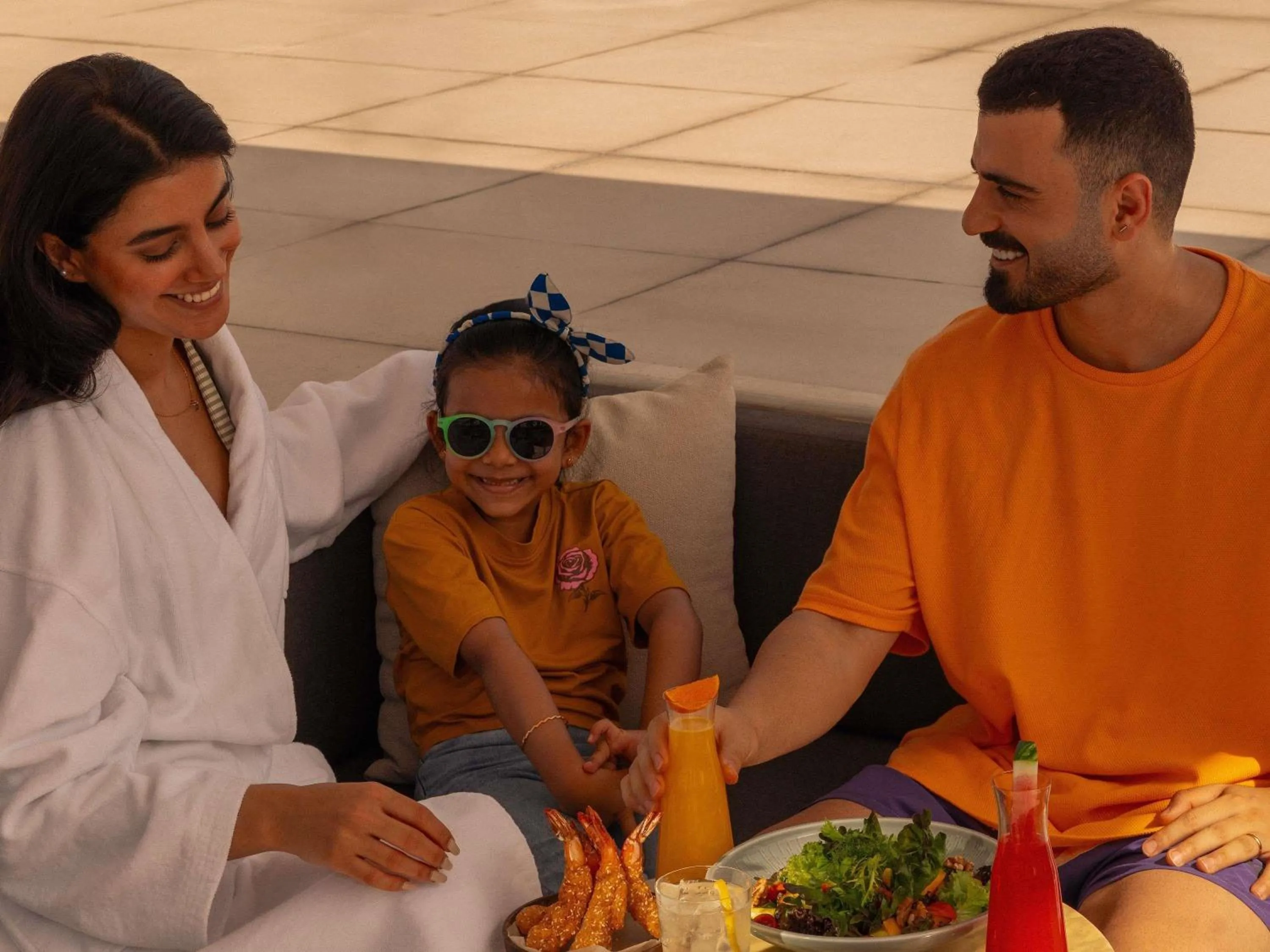 Pool view in Mövenpick Hotel & Apartments Ghala Muscat
