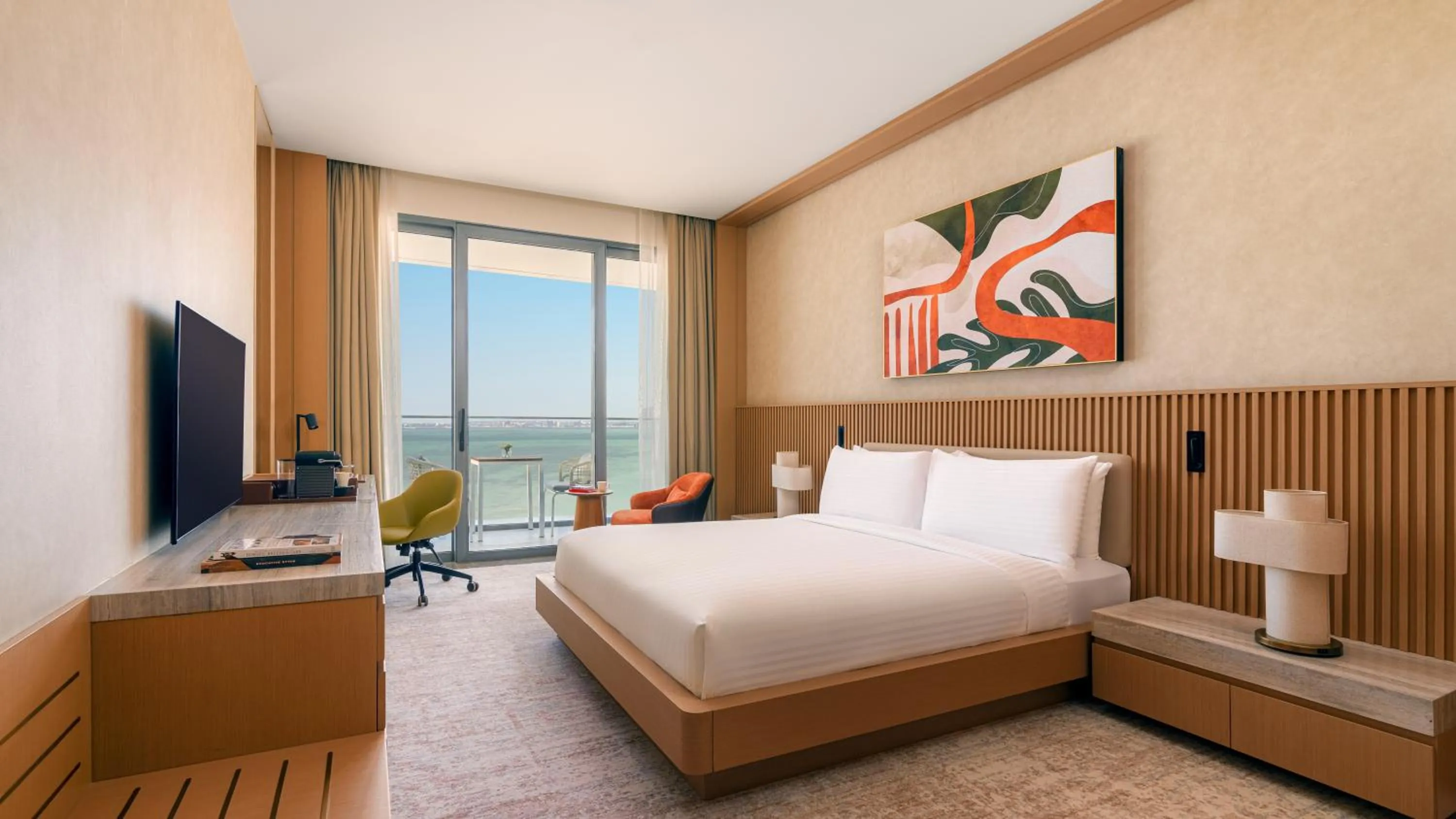 Bed in Rixos Premium Qetaifan Island North