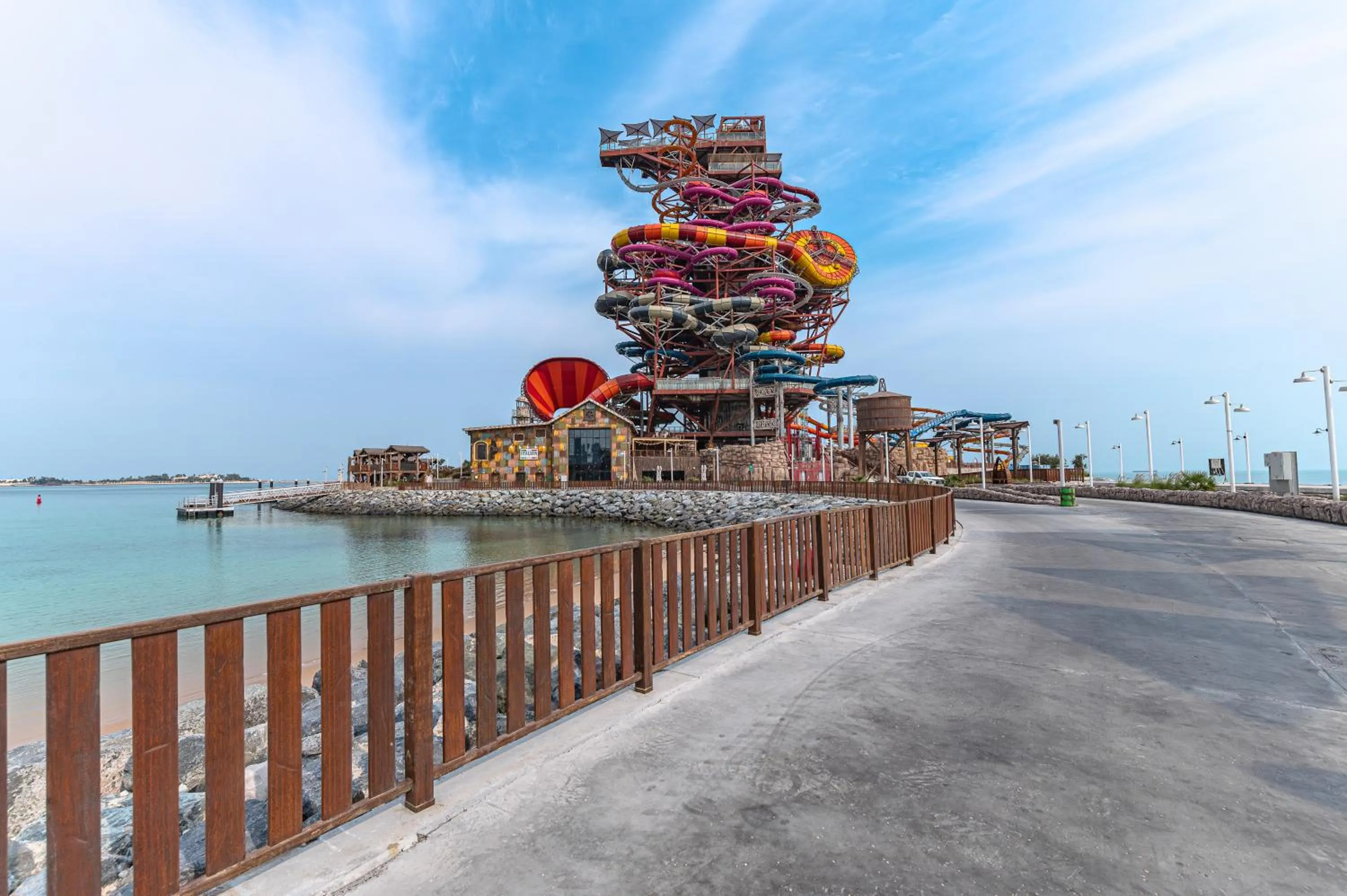 Aqua park in Rixos Premium Qetaifan Island North