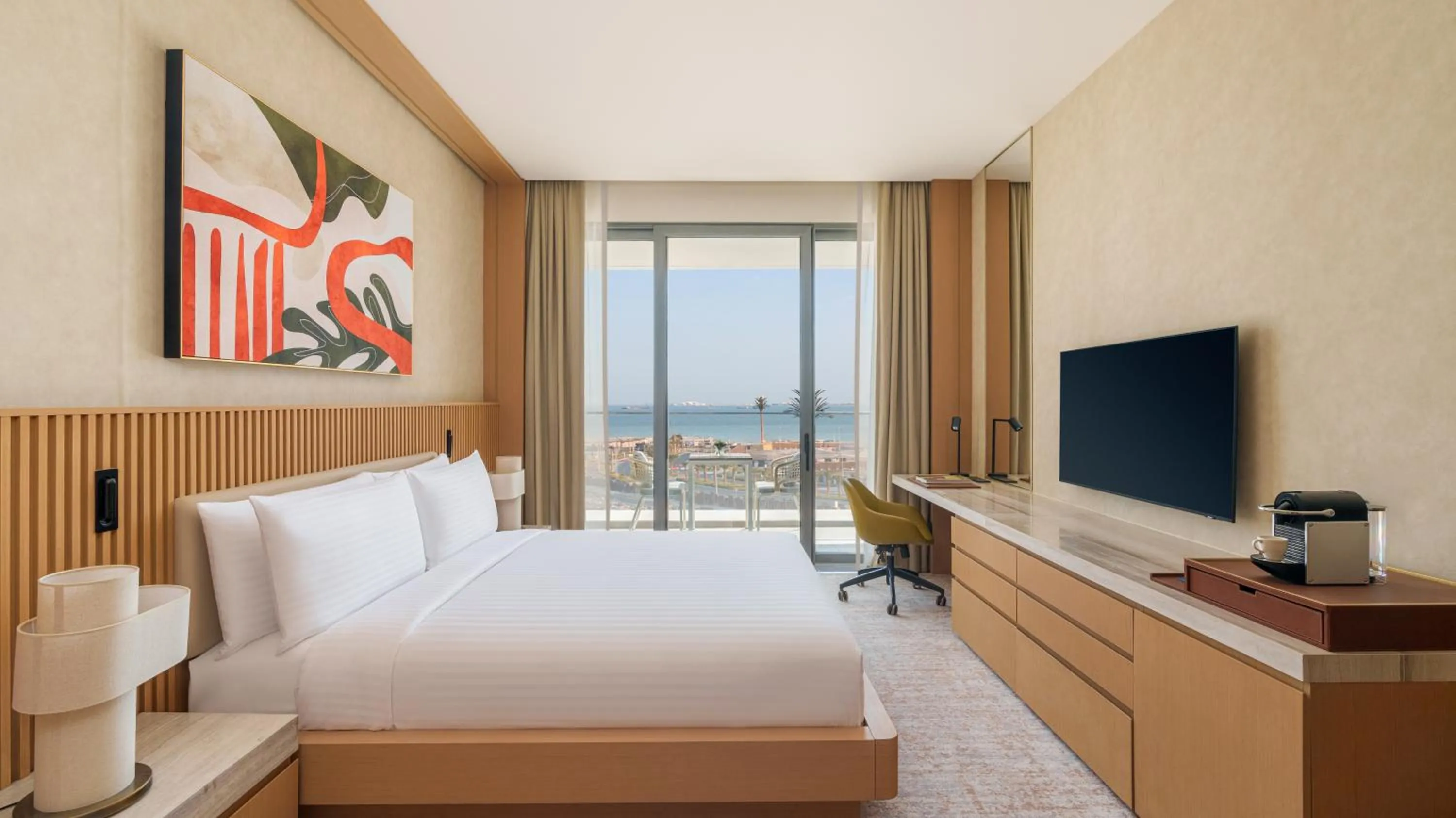 Bed in Rixos Premium Qetaifan Island North