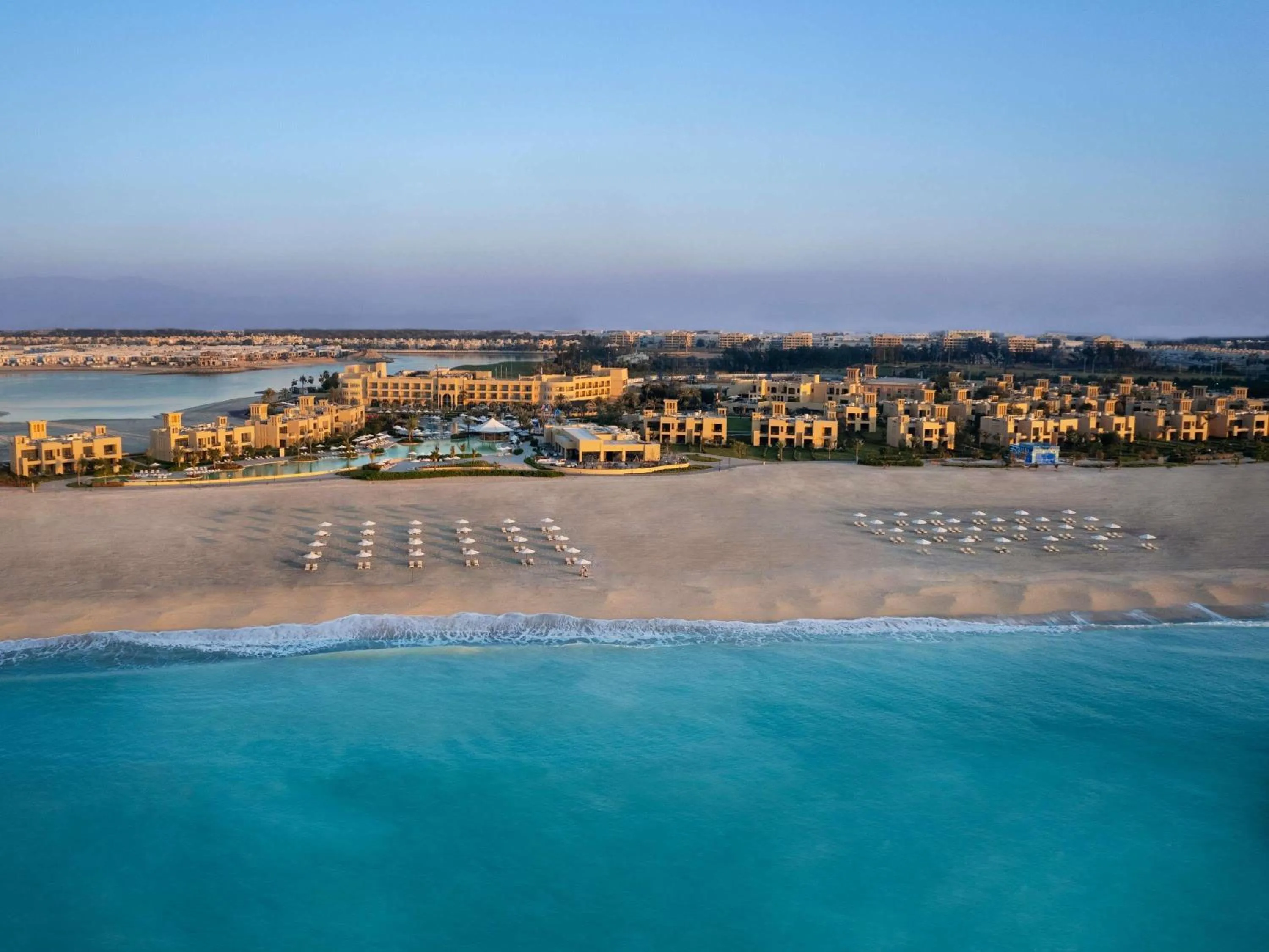 Property building in Sofitel Al Hamra Beach Resort