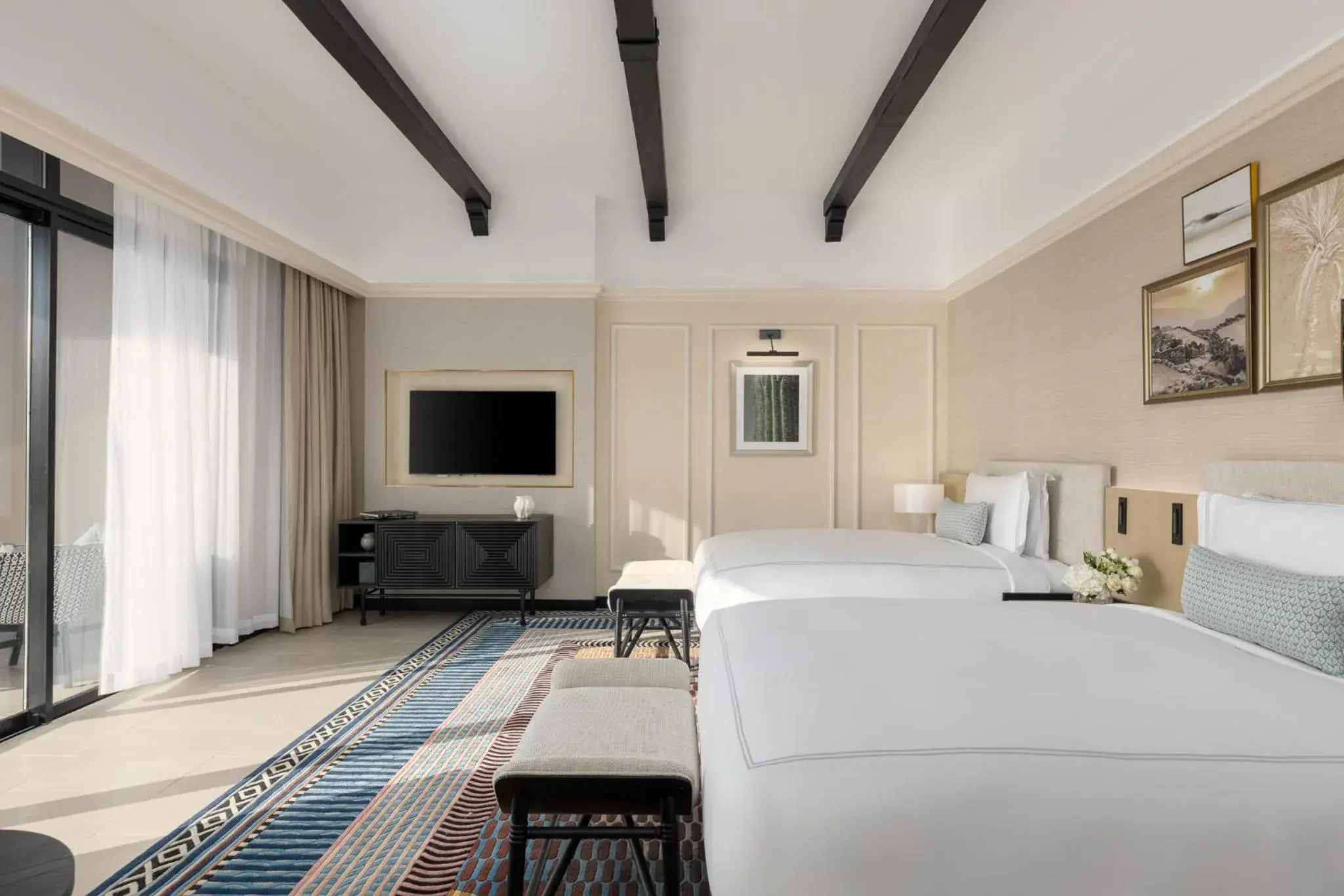 Superior Queen Room with Two Queen Beds and Garden View in Sofitel Al Hamra Beach Resort Superior Queen Room with Two Queen Beds and Garden View in Sofitel Al Hamra Beach Resort