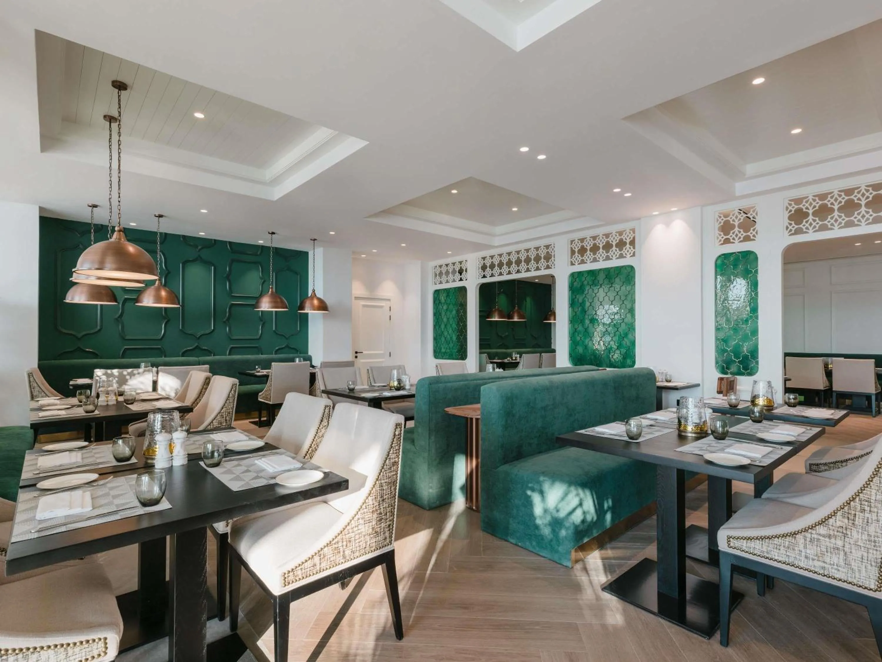 Property building in Sofitel Al Hamra Beach Resort