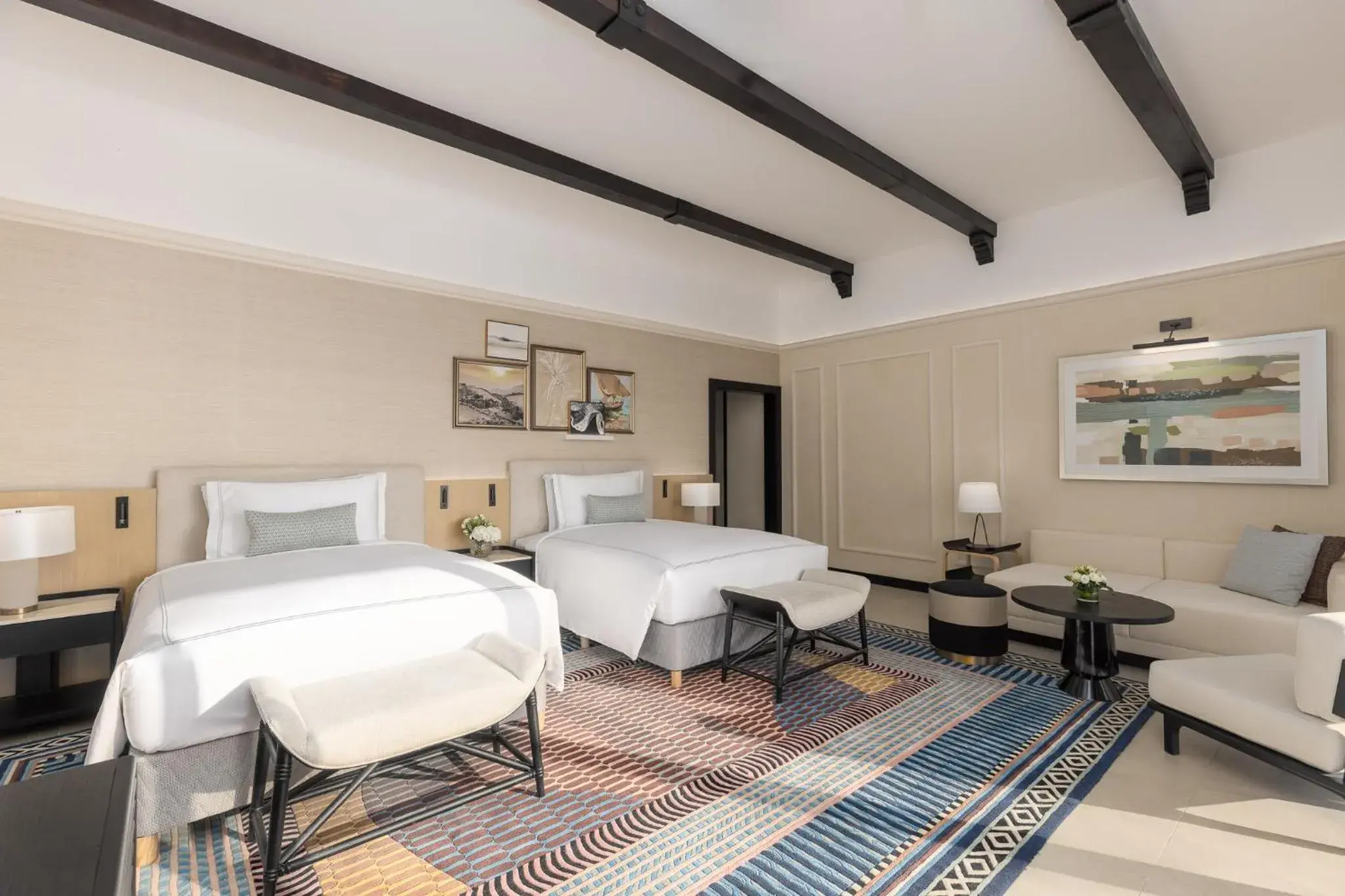 Luxury Queen Room with Two Queen Beds and Beachfront in Sofitel Al Hamra Beach Resort Luxury Queen Room with Two Queen Beds and Beachfront in Sofitel Al Hamra Beach Resort