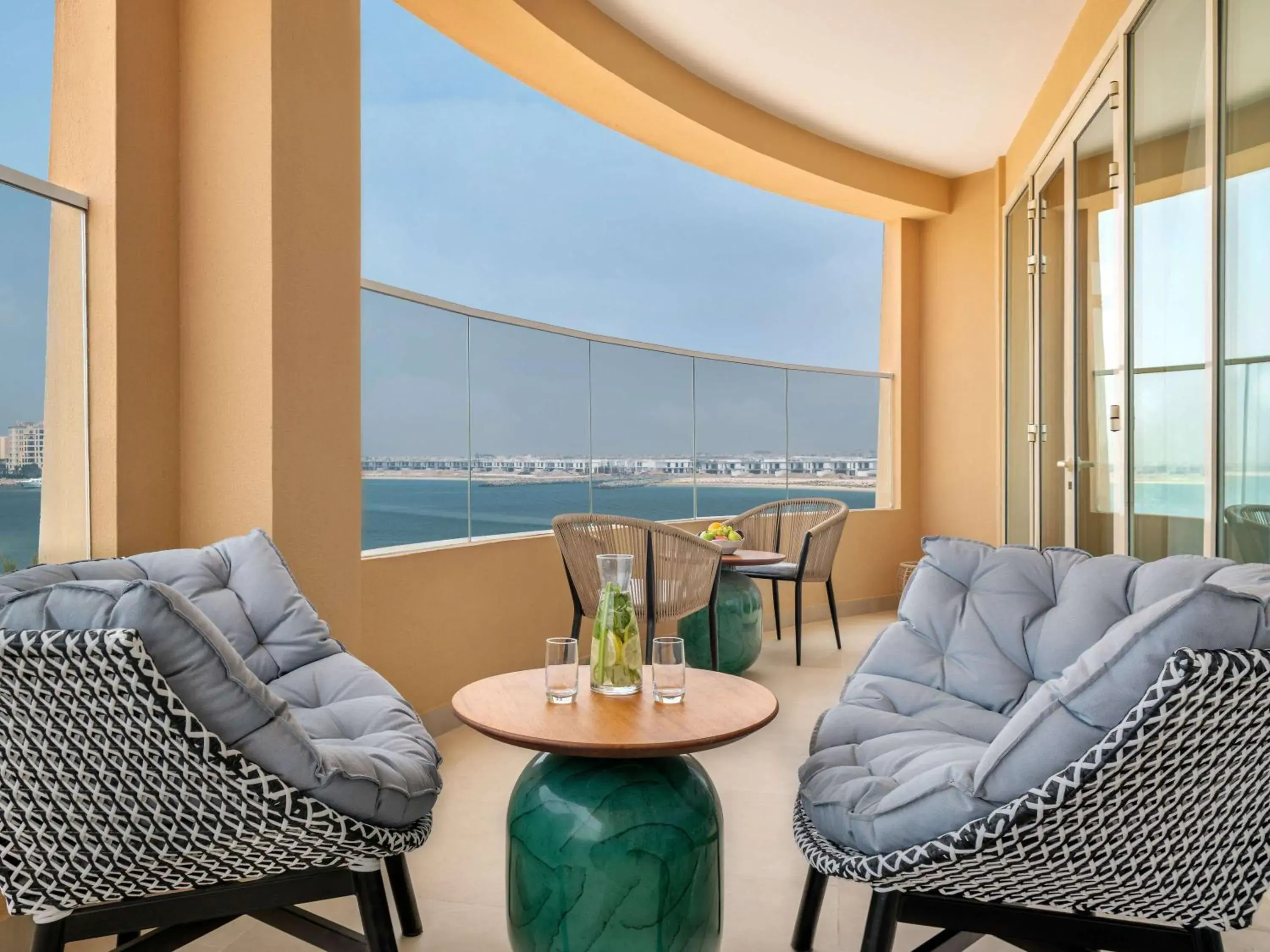 One-Bedroom Suite with Panoramic Sea View and Club Access in Sofitel Al Hamra Beach Resort One-Bedroom Suite with Panoramic Sea View and Club Access in Sofitel Al Hamra Beach Resort