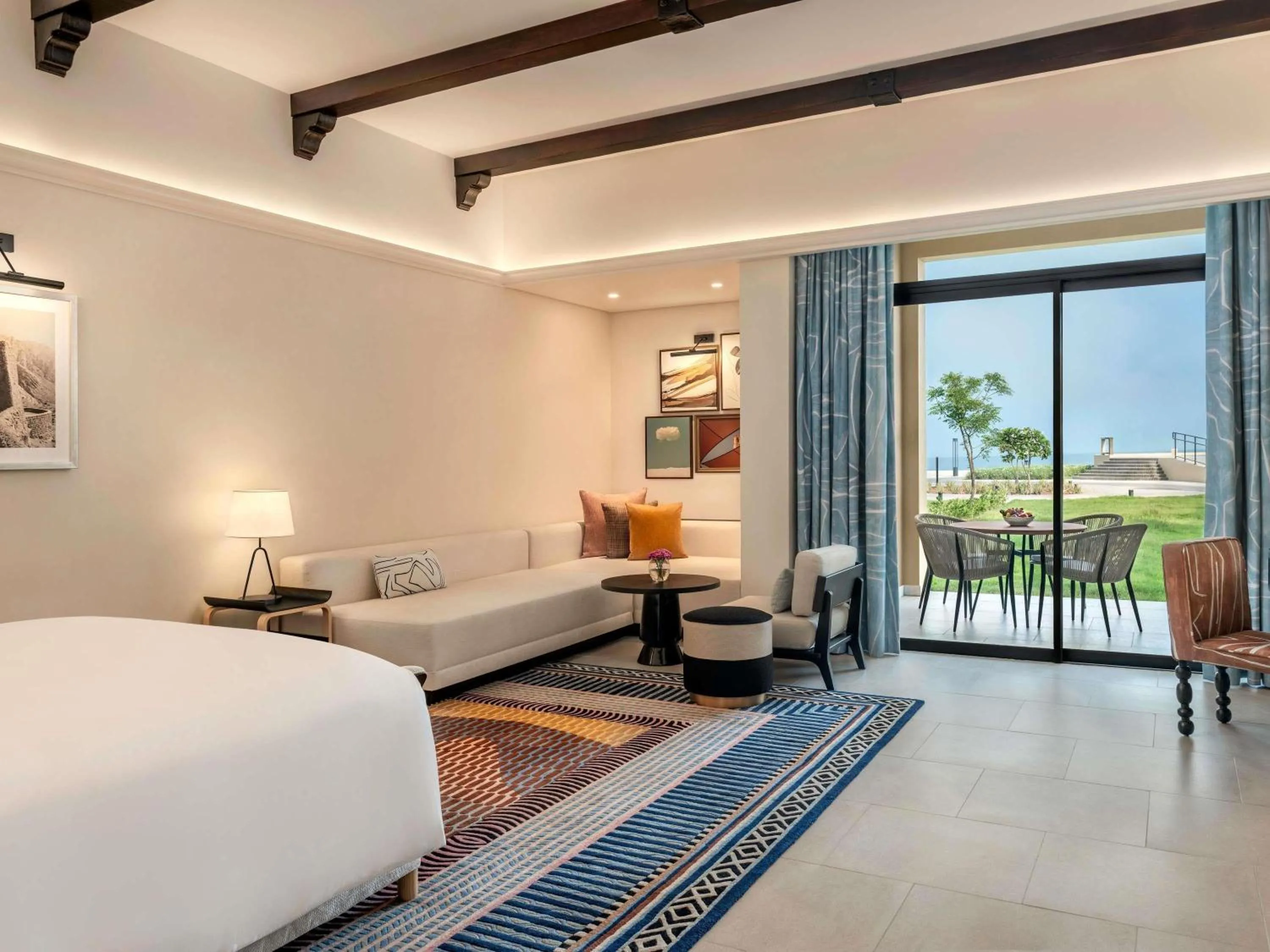 Bedroom, Bed in Sofitel Al Hamra Beach Resort