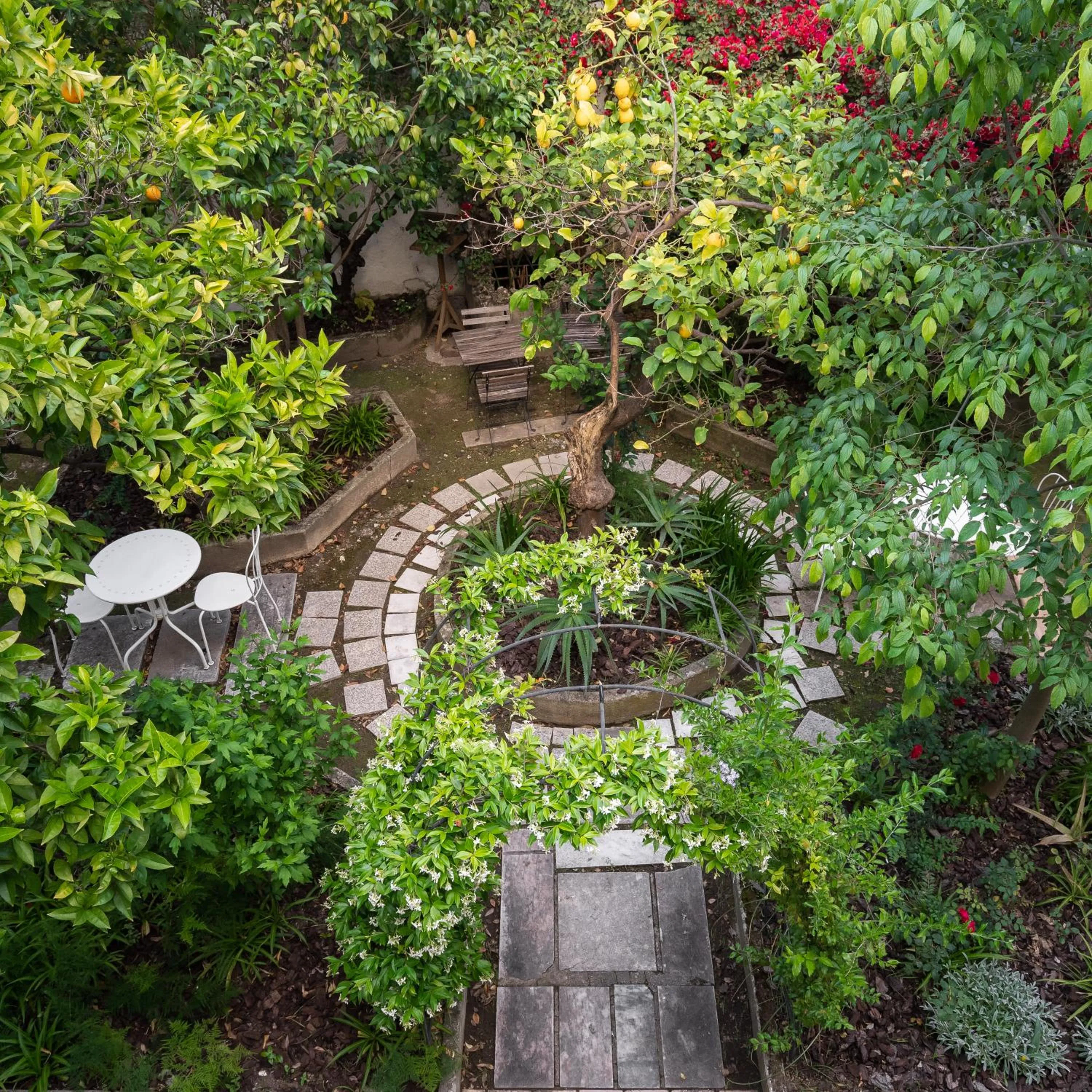 Garden view in O Jardim da Tessa