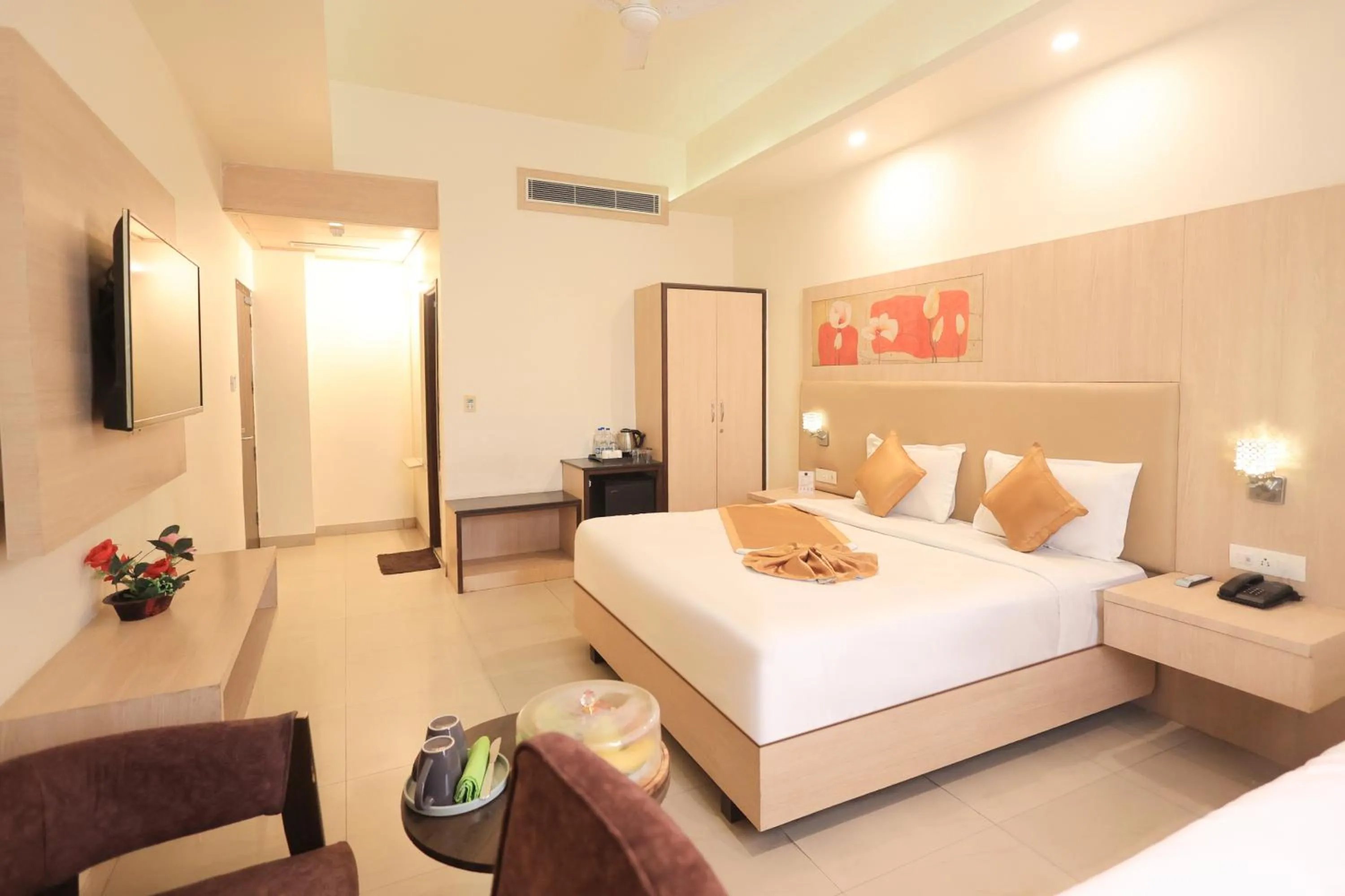 Bathroom, Bed in Ecko Lite MARS Hotel, Amritsar