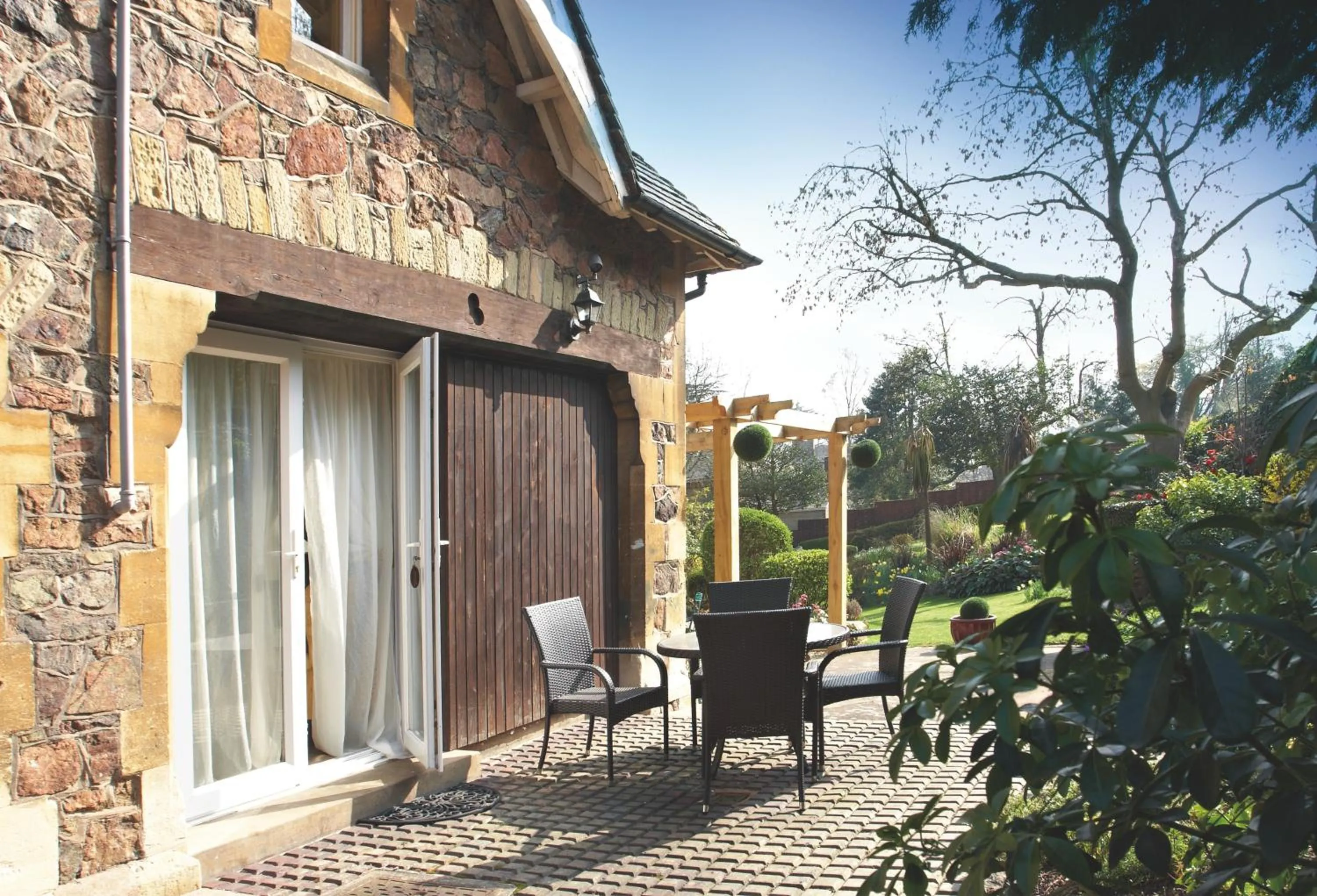 Patio in Cotford Hotel