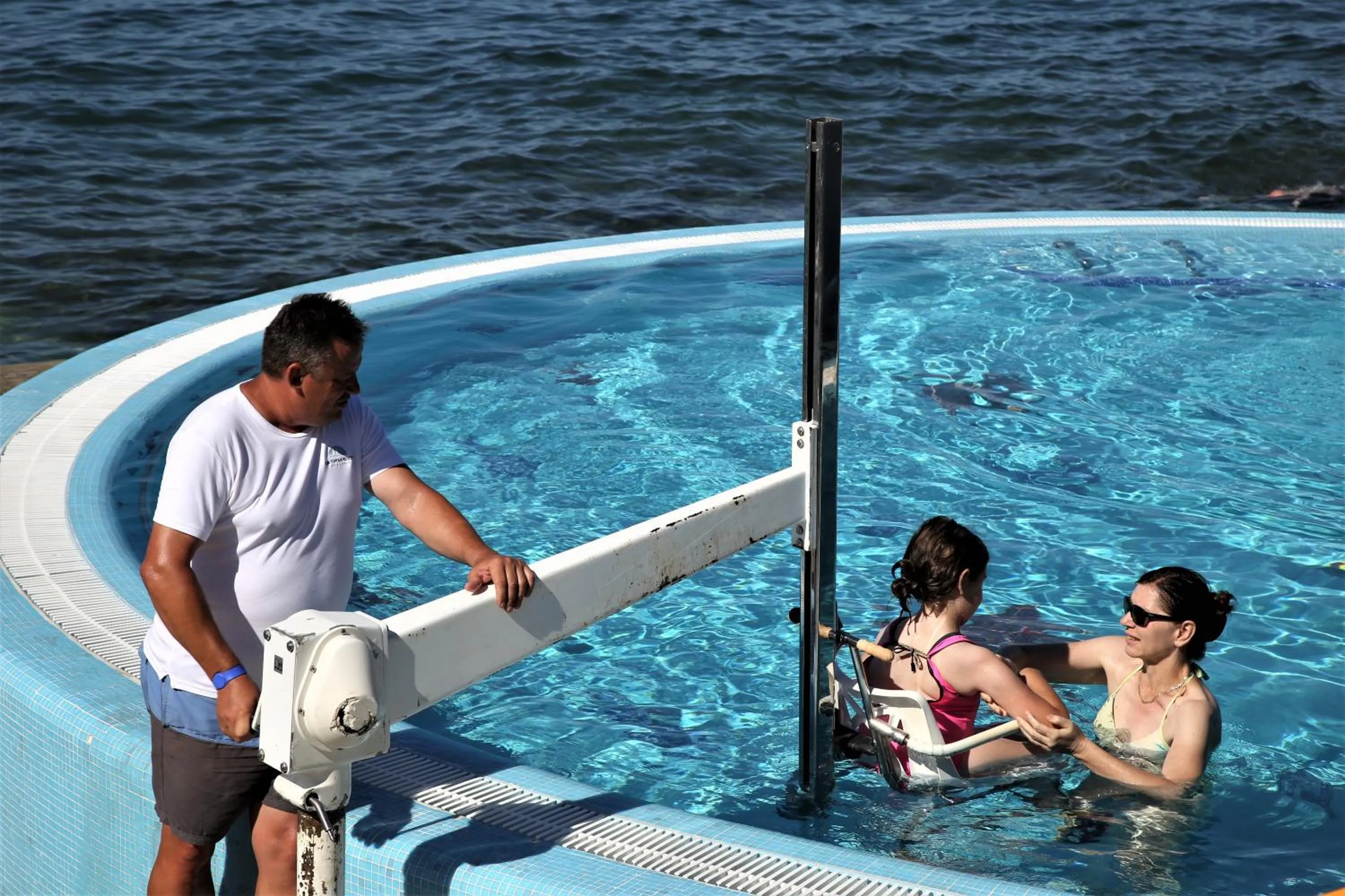 Pool view in FLORAMARE HEALTH RESORT