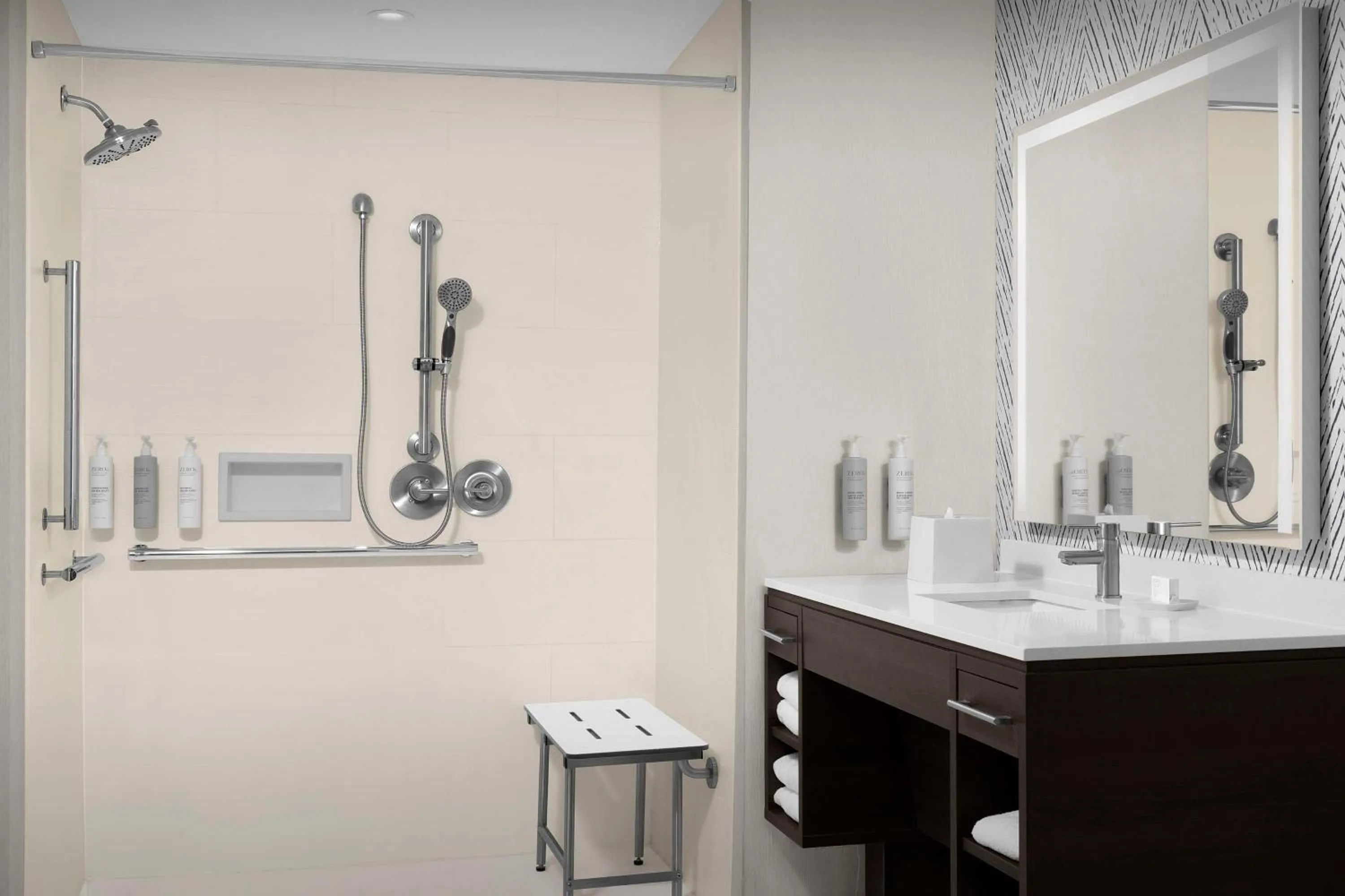 Bathroom in Home2 Suites By Hilton Falls Church