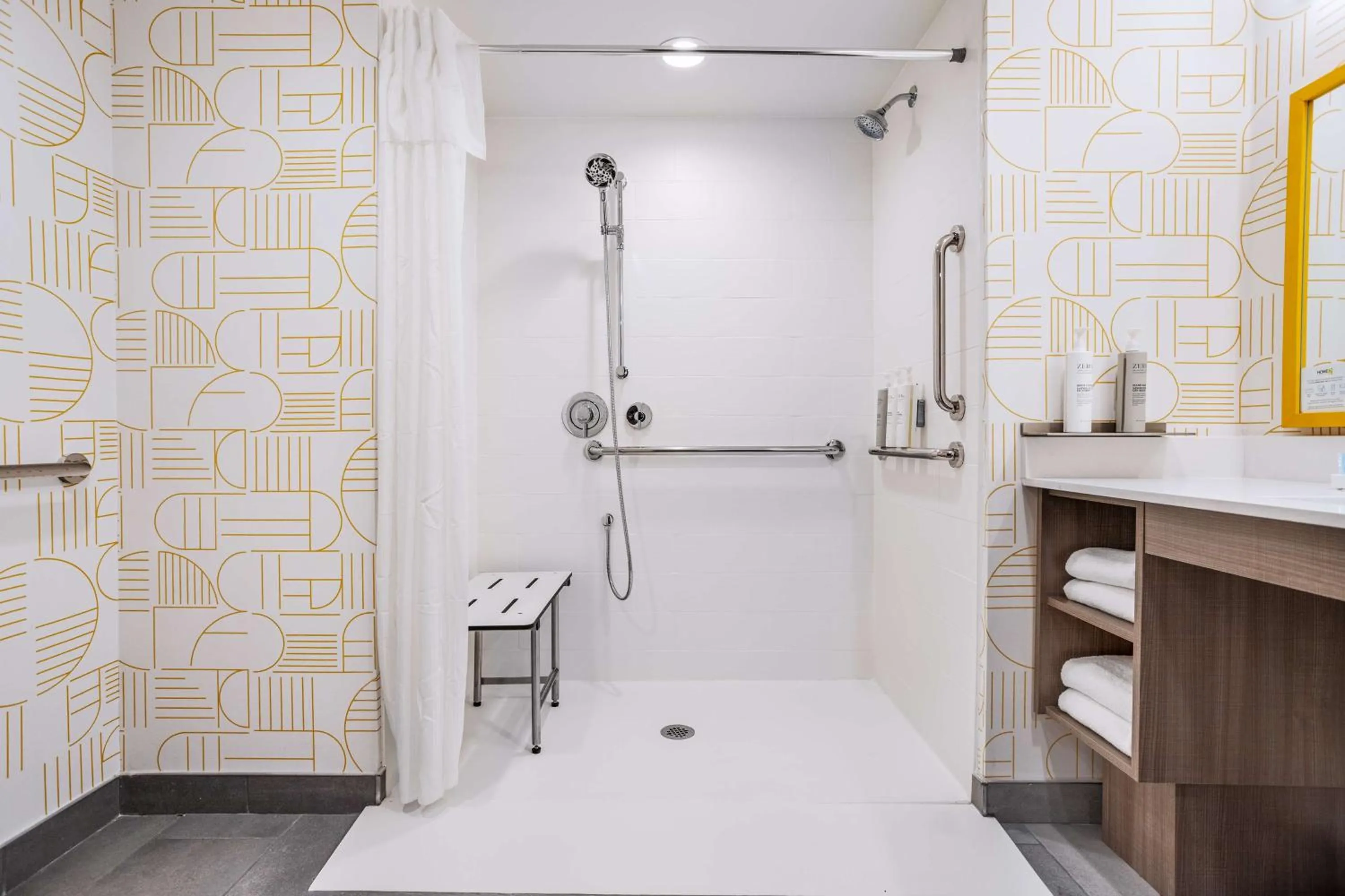 Bathroom in Home2 Suites By Hilton Indianapolis North At Intech Park