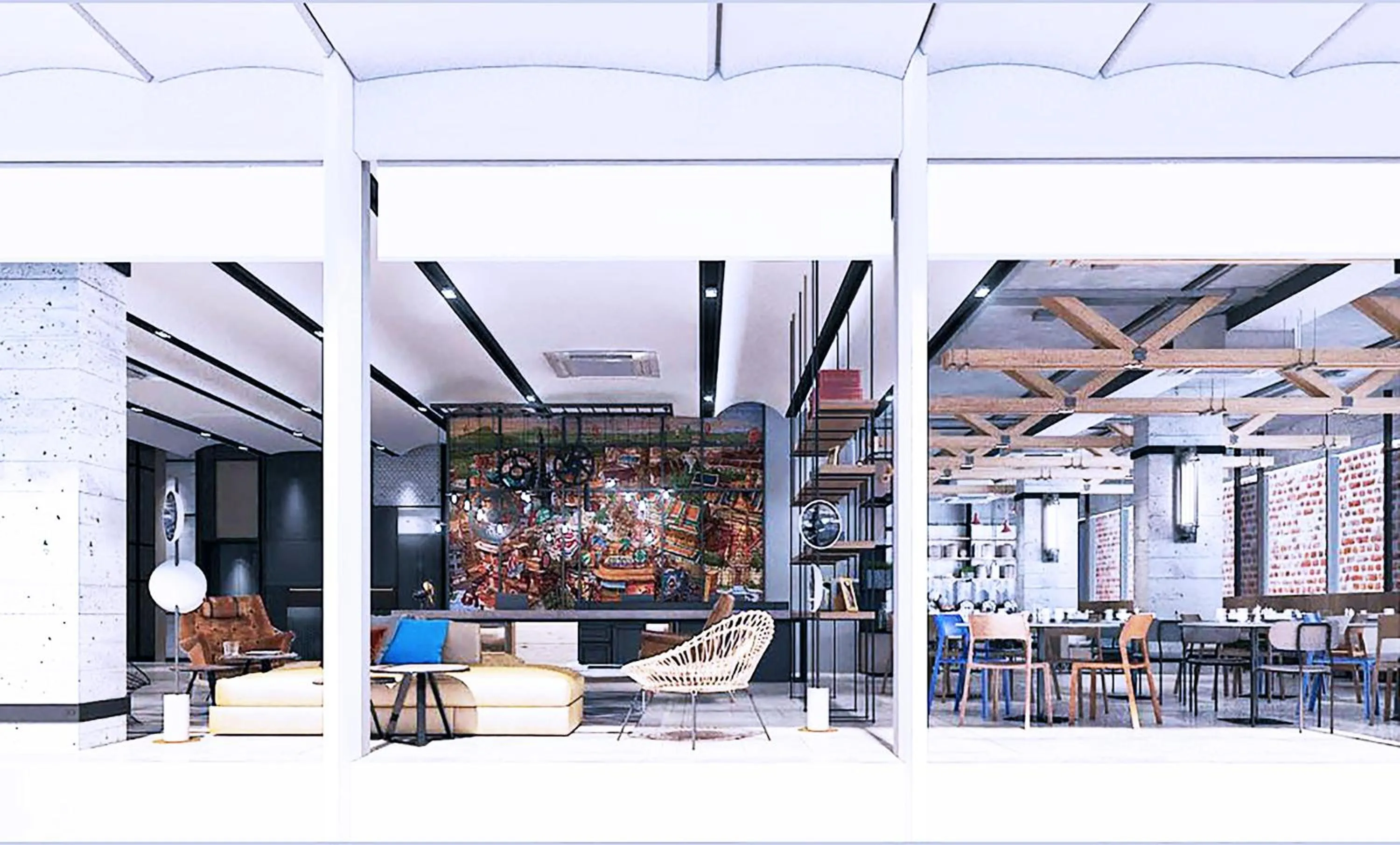 Lobby or reception in Mercure Bangkok Surawong