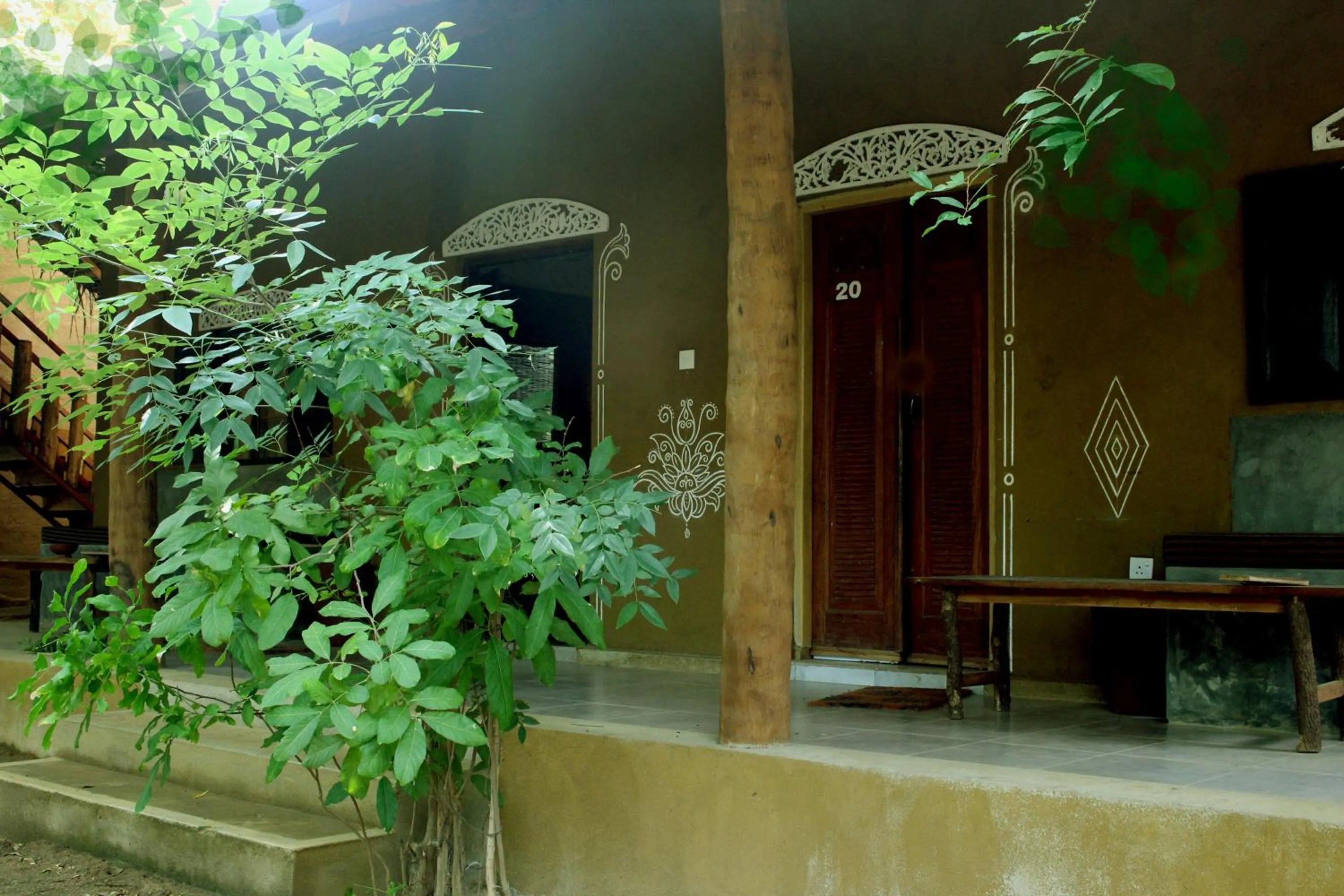 Garden view in A4 Villa & Spa.