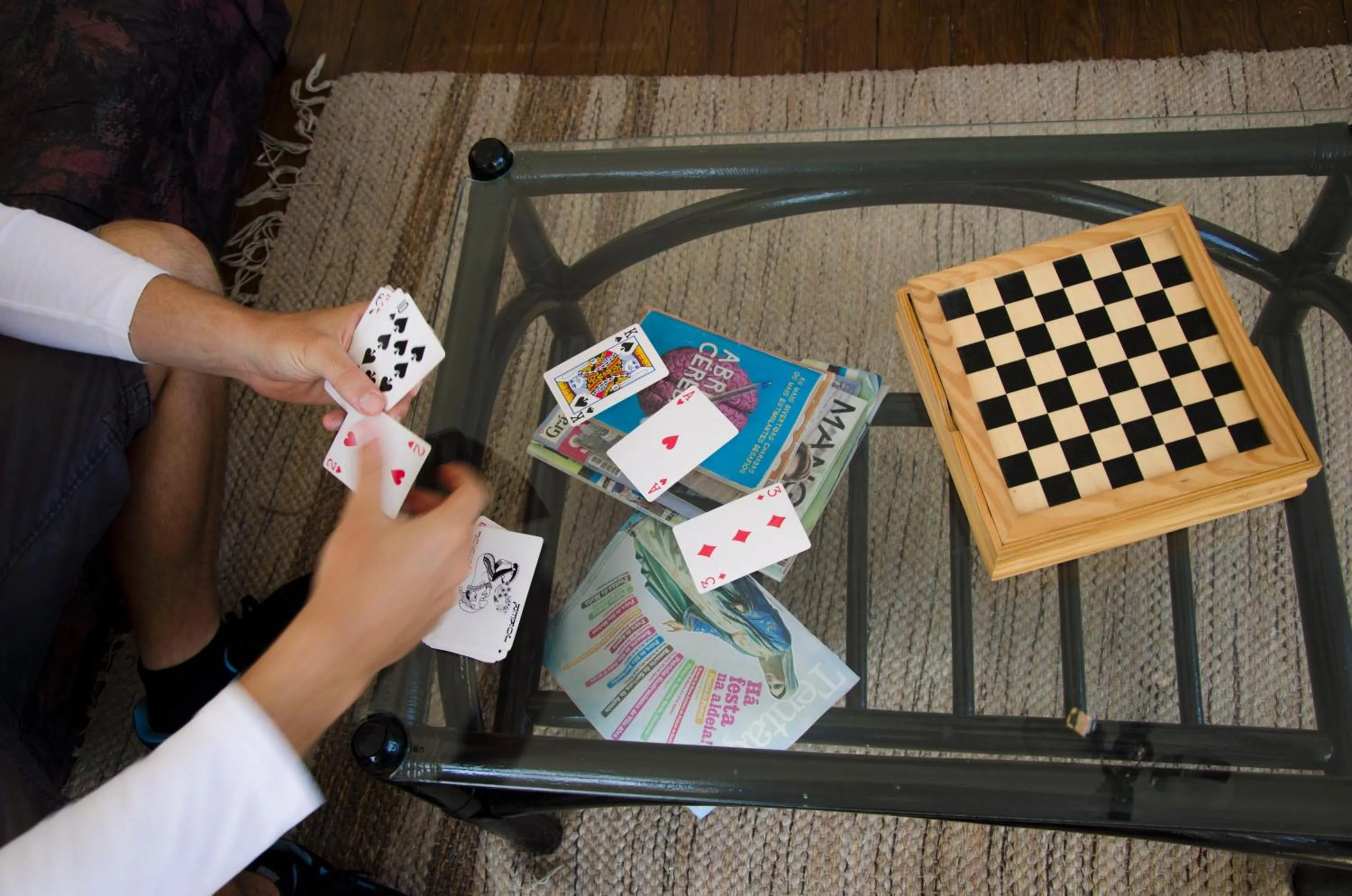 Communal lounge/ TV room in White Sun Hostel