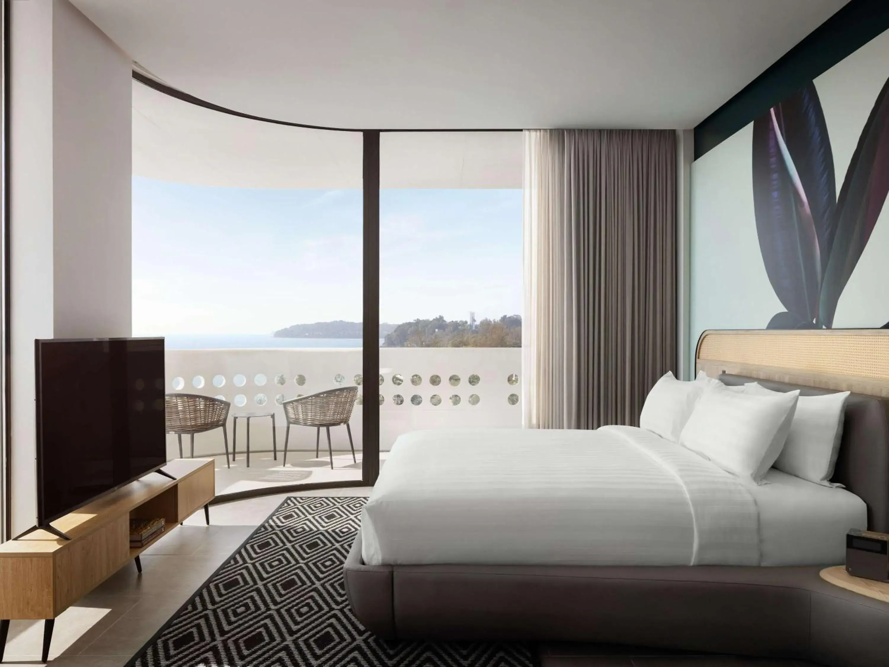 Executive Suite with One Double Bed and Two SingleBeds - Ocean View in Novotel Sihanoukville Holiday Resort Executive Suite with One Double Bed and Two SingleBeds - Ocean View in Novotel Sihanoukville Holiday Resort