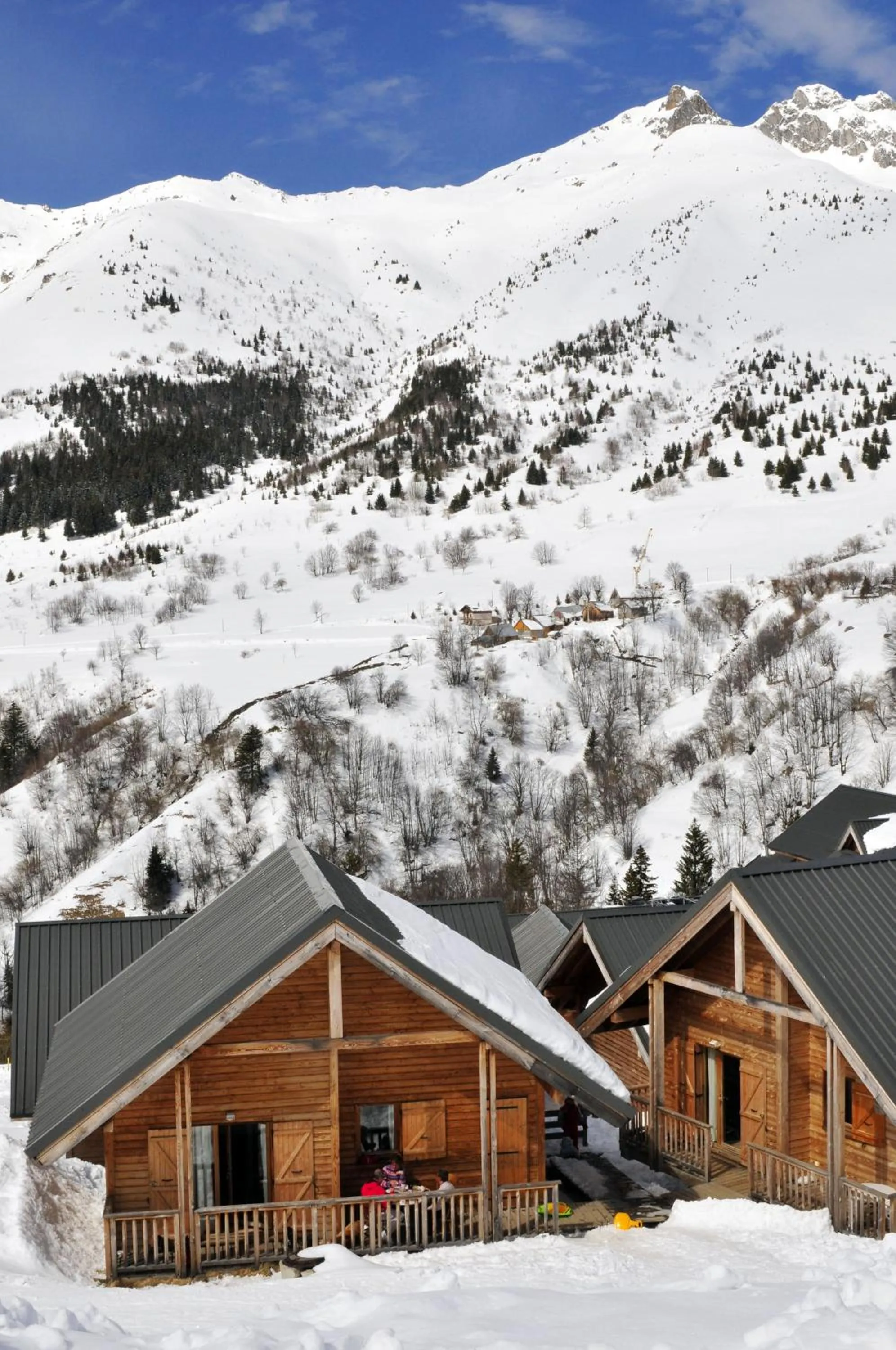 Mountain view in Résidence Goélia Le Village Gaulois