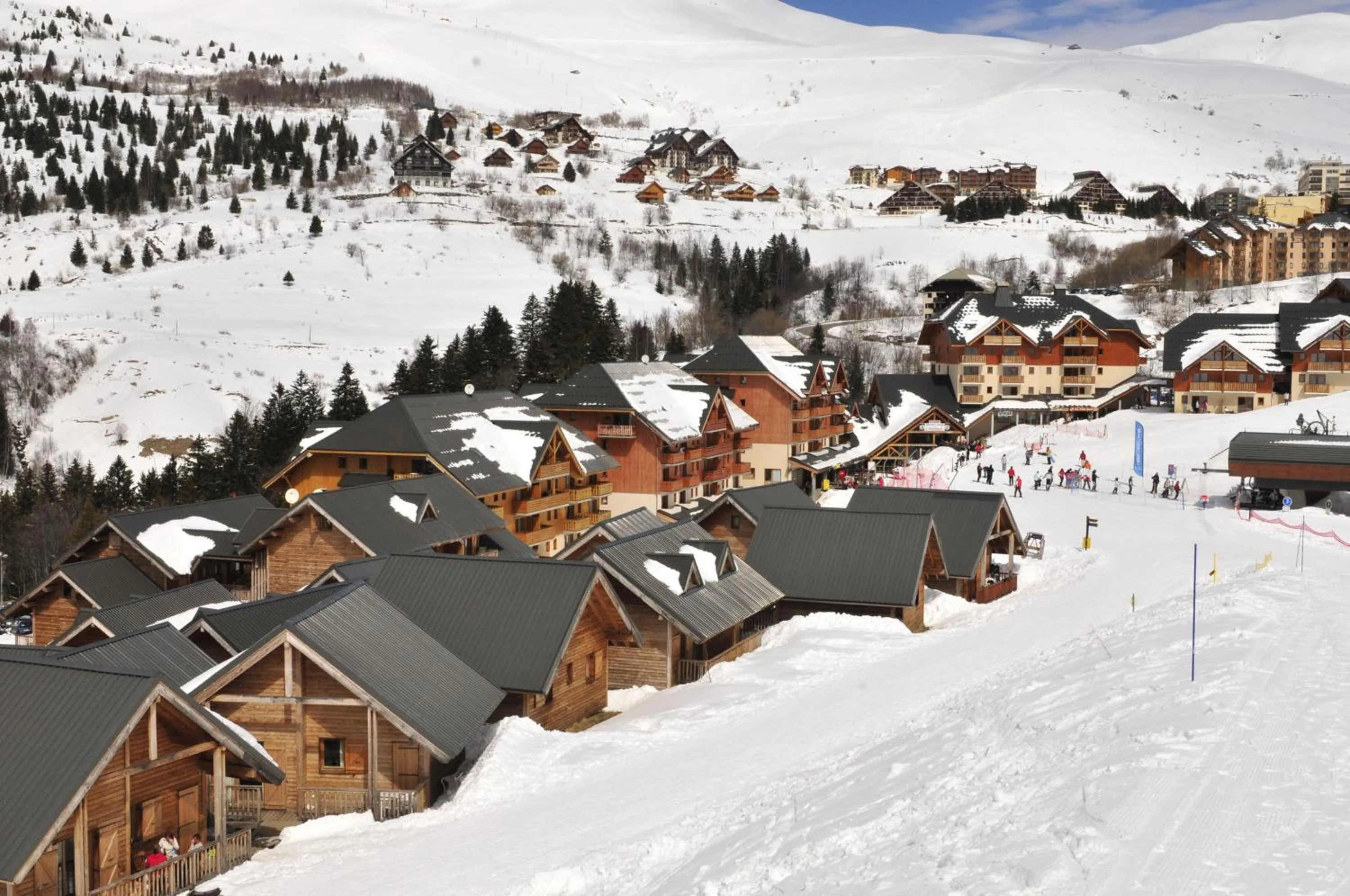 Mountain view in Résidence Goélia Le Village Gaulois