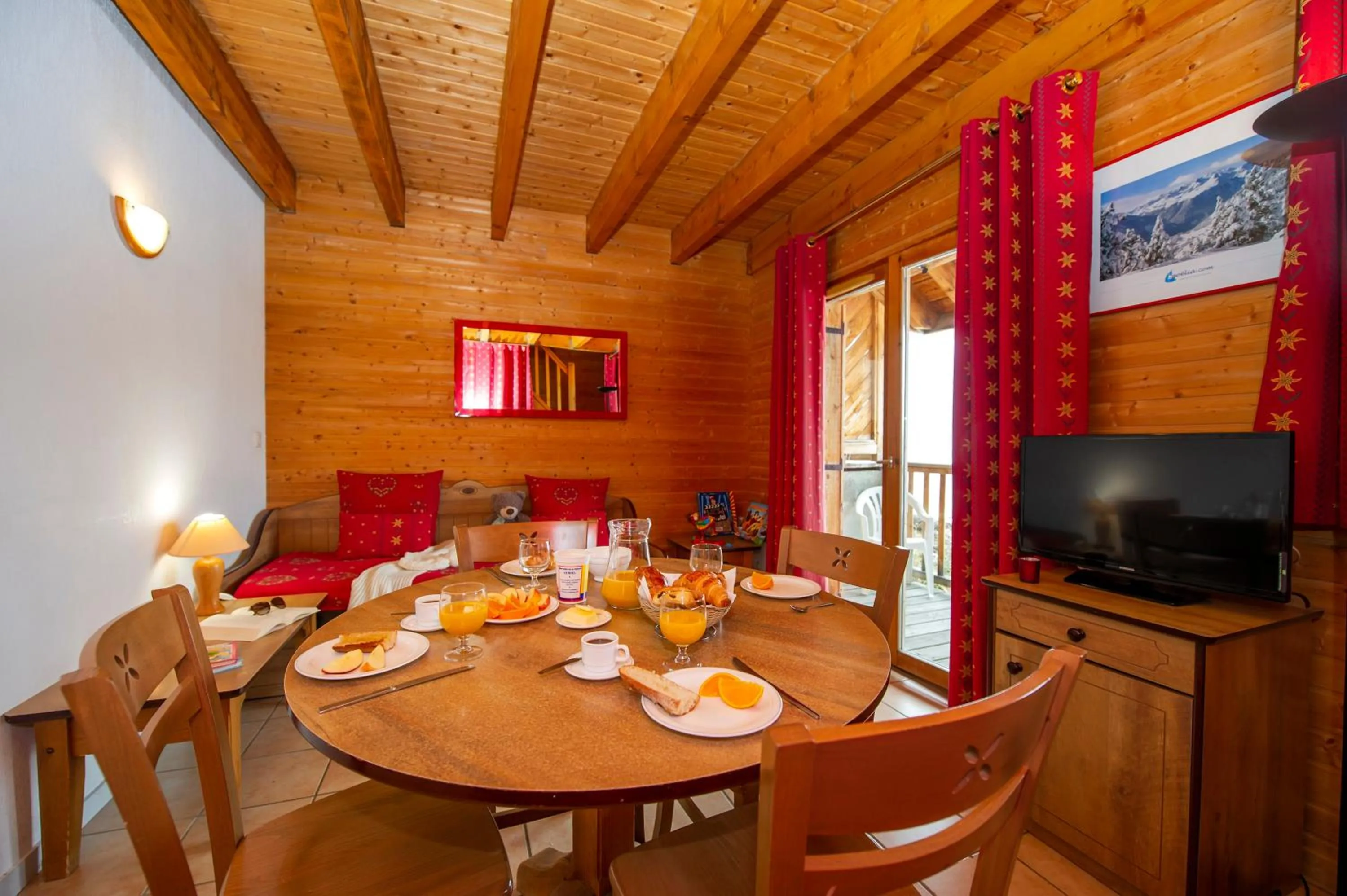 Living room in Résidence Goélia Le Village Gaulois