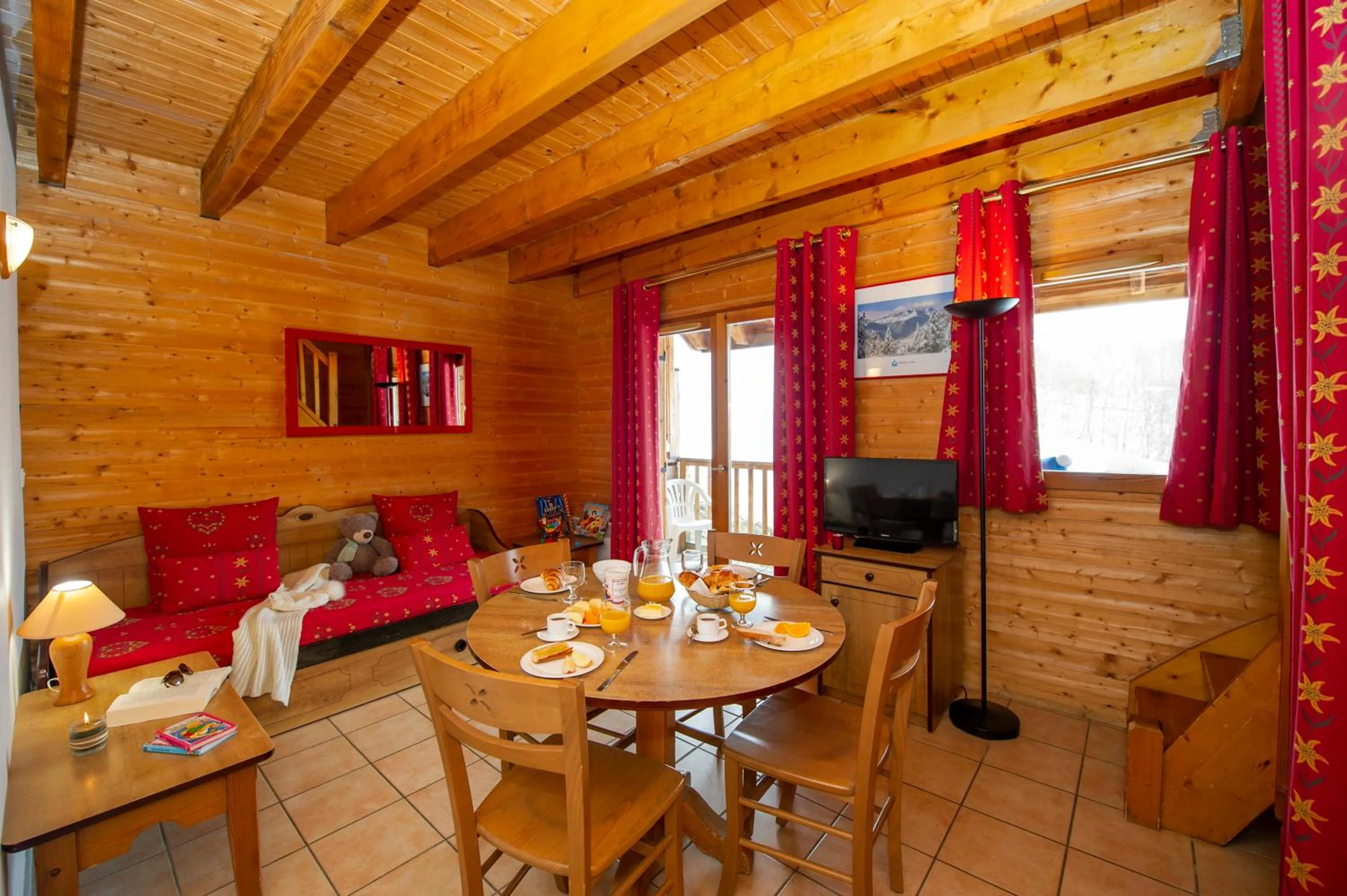 Living room in Résidence Goélia Le Village Gaulois