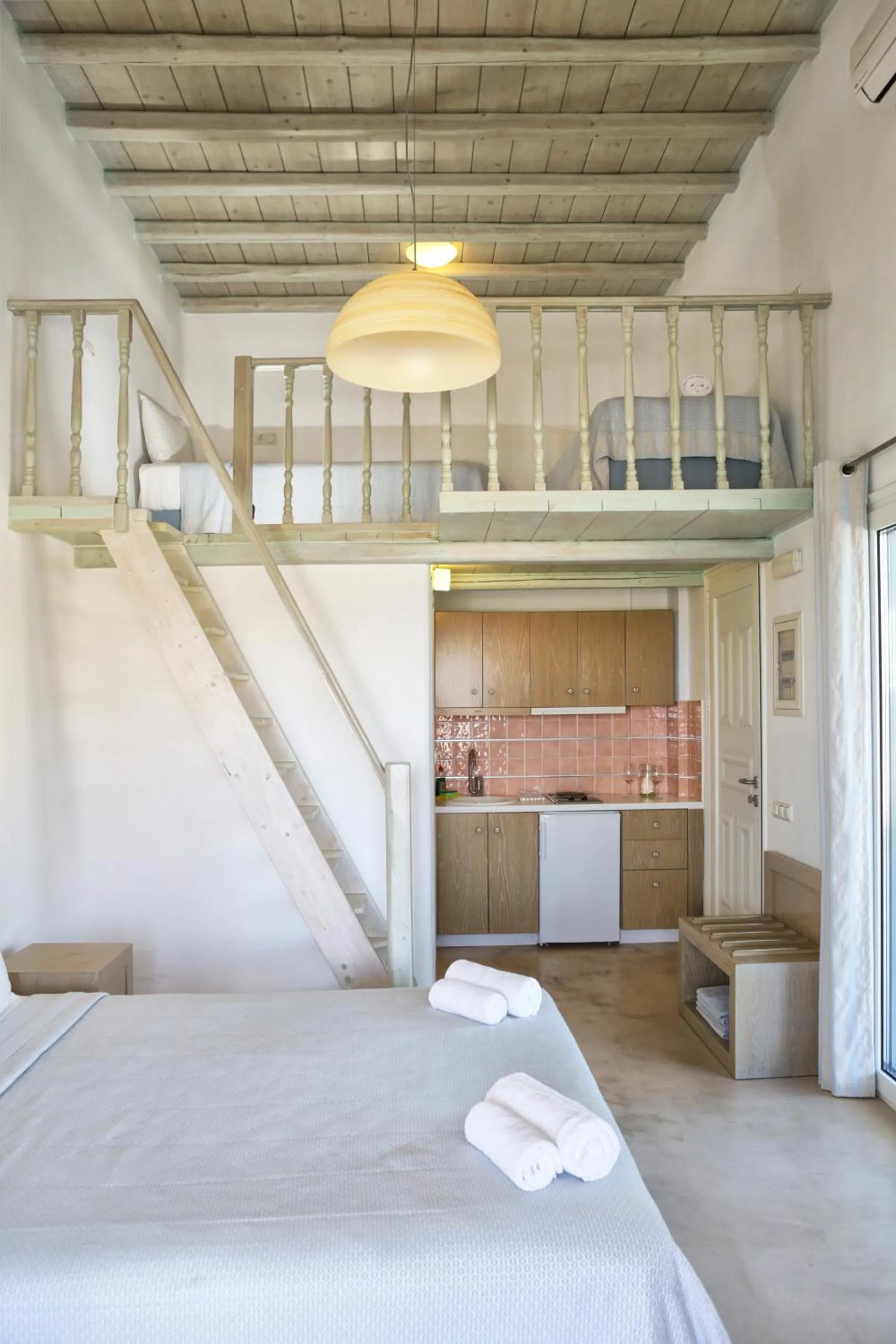 Bed in Niriides Homes & Villas