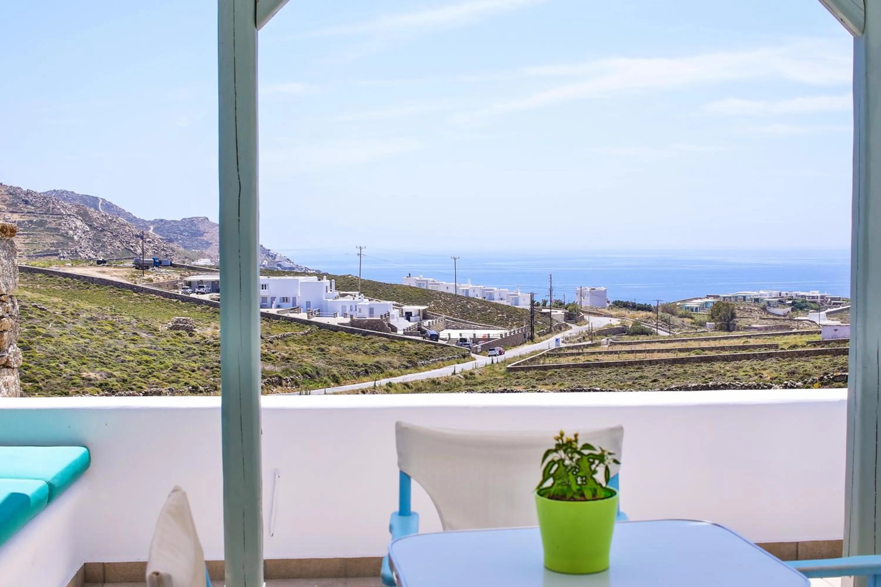 Sea view in Niriides Homes & Villas