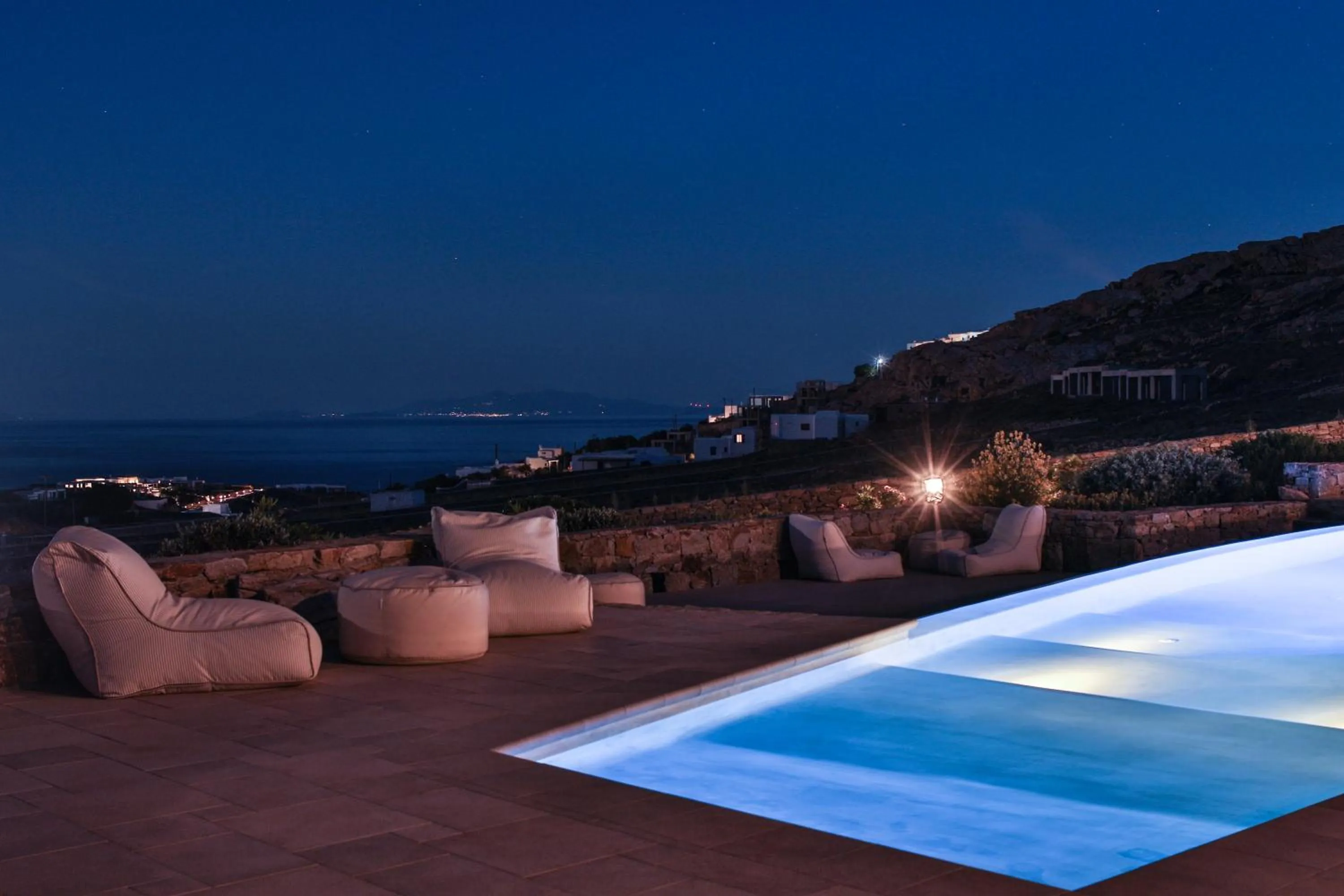 Pool view in Niriides Homes & Villas