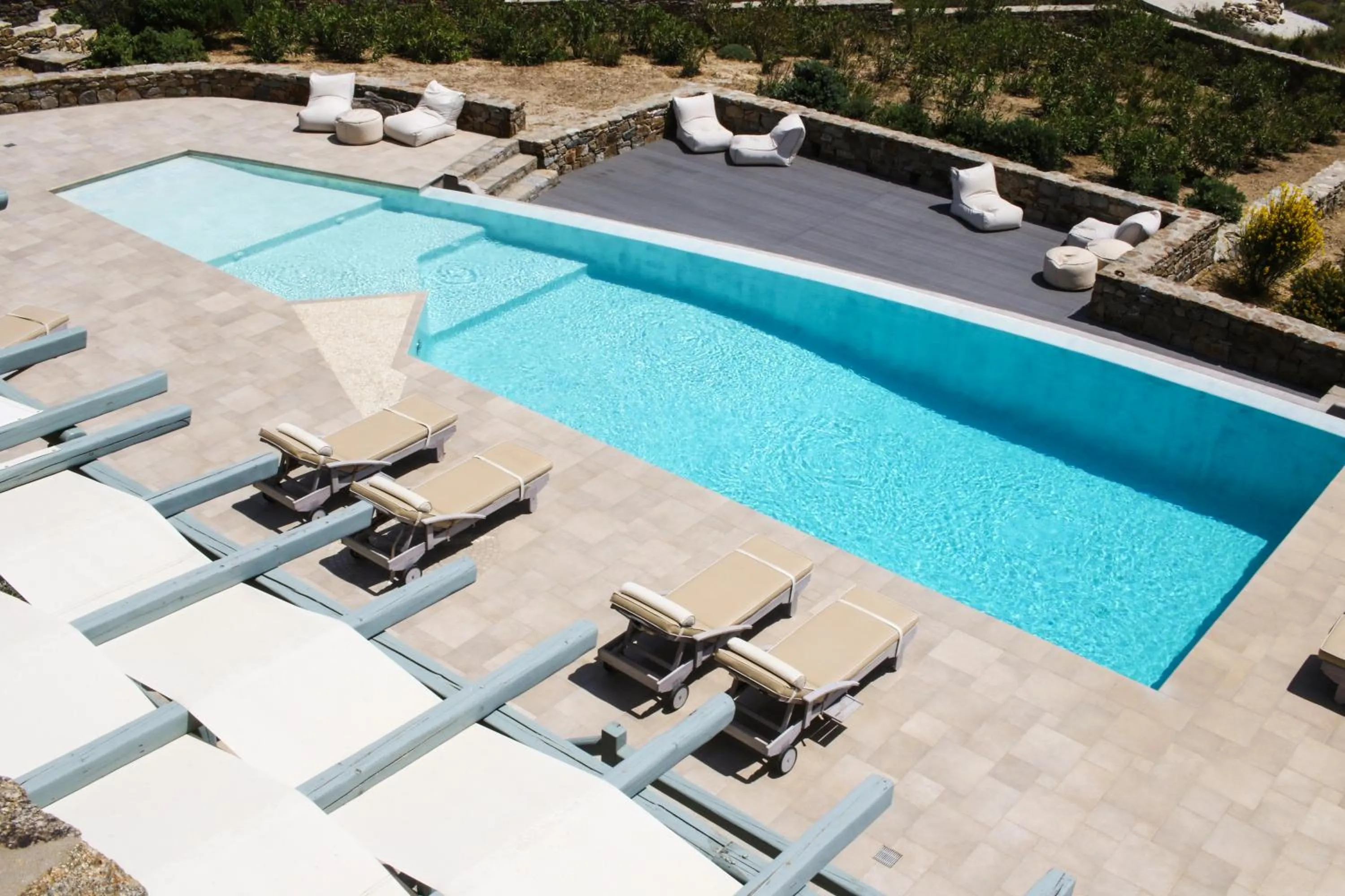 Pool view in Niriides Homes & Villas