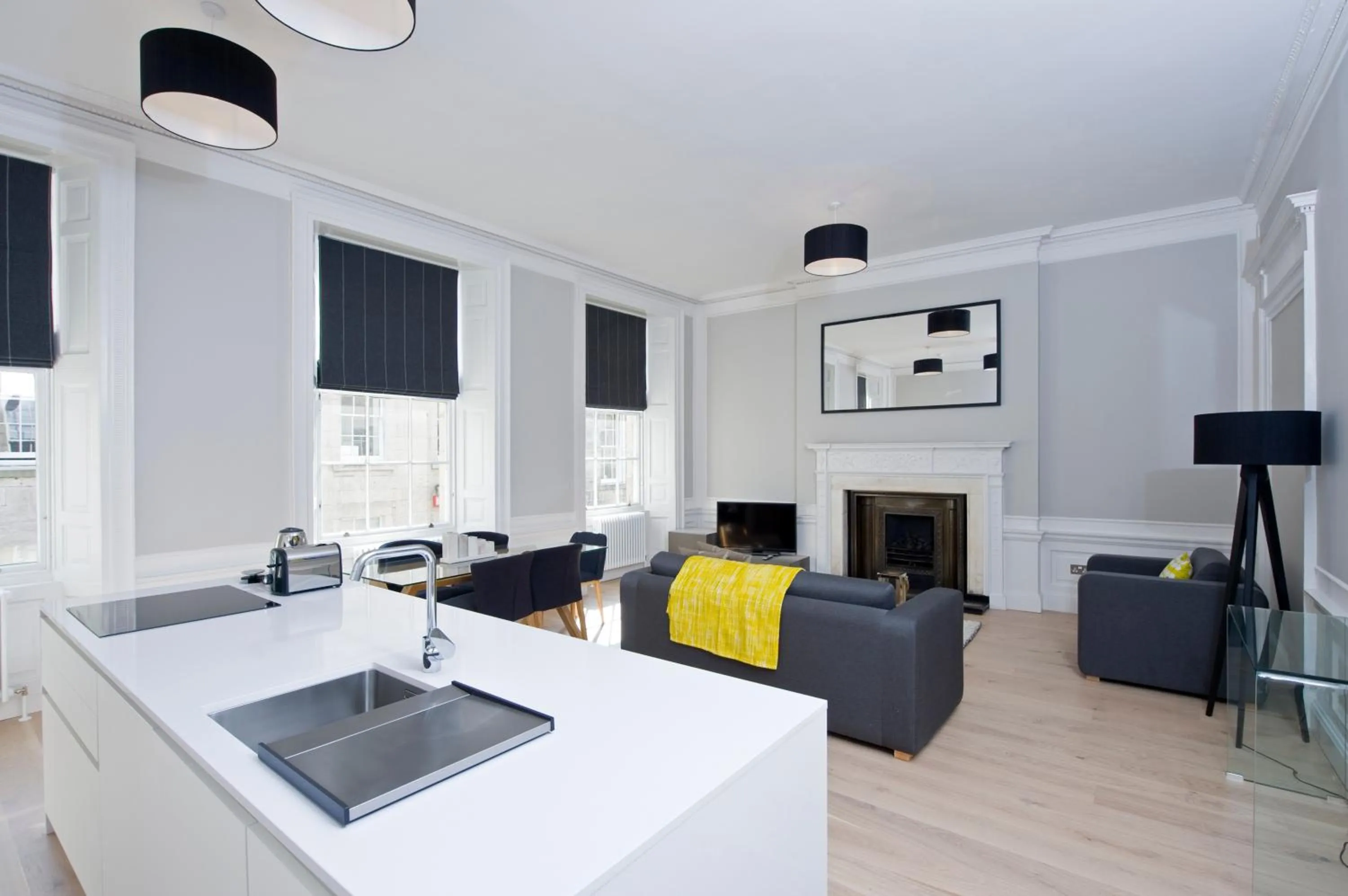 Kitchen or kitchenette in Destiny Scotland - Hill Street Apartments