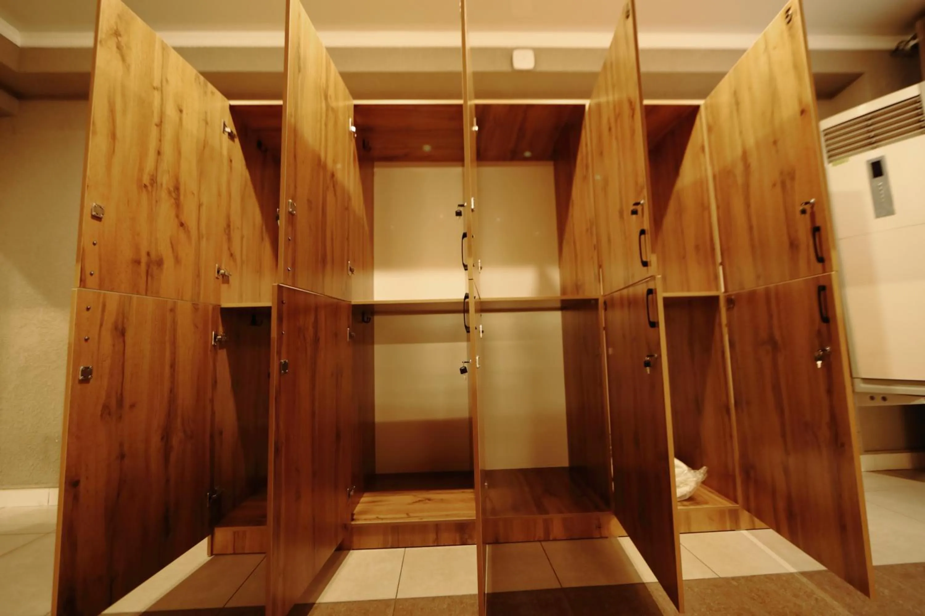 wardrobe in Cozy Hostel