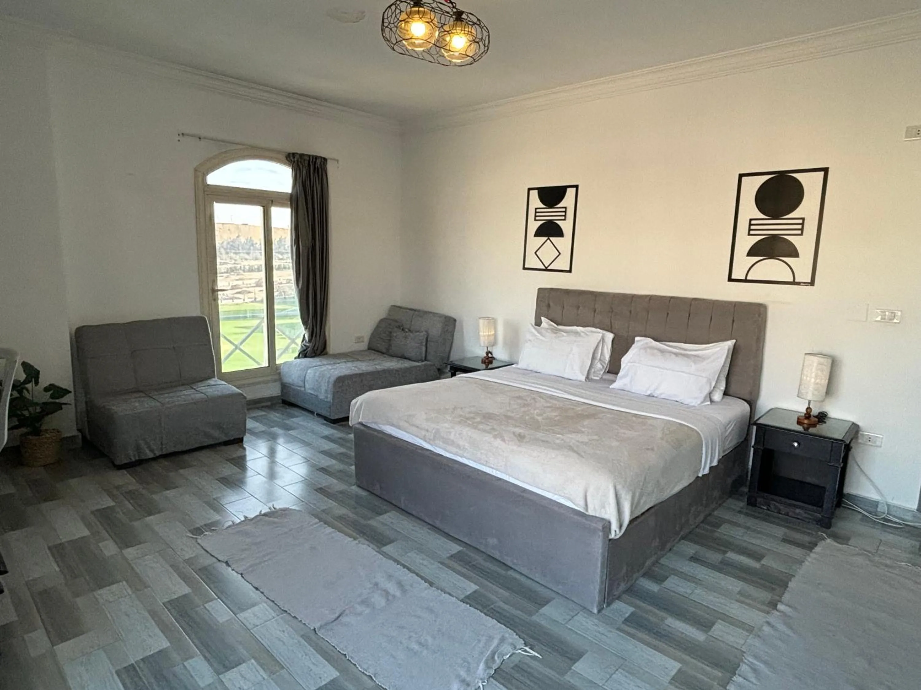 Bed in K Boutique Hotel MedSpa-Pyramids & Grand Egyptian Museum