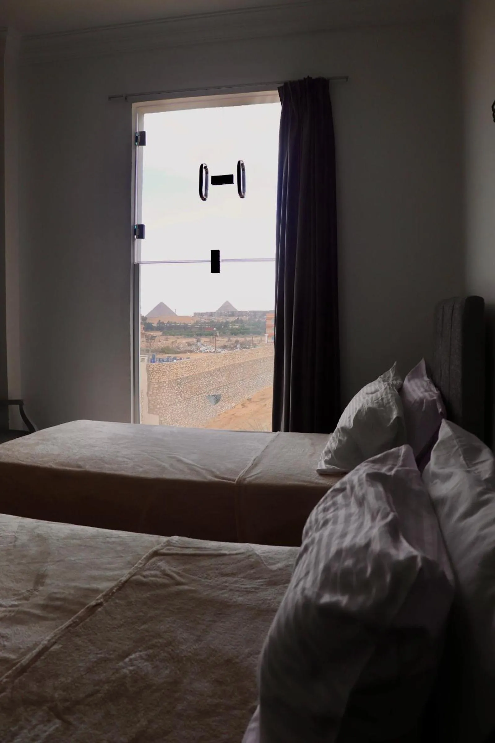 Bed in K Boutique Hotel MedSpa-Pyramids & Grand Egyptian Museum