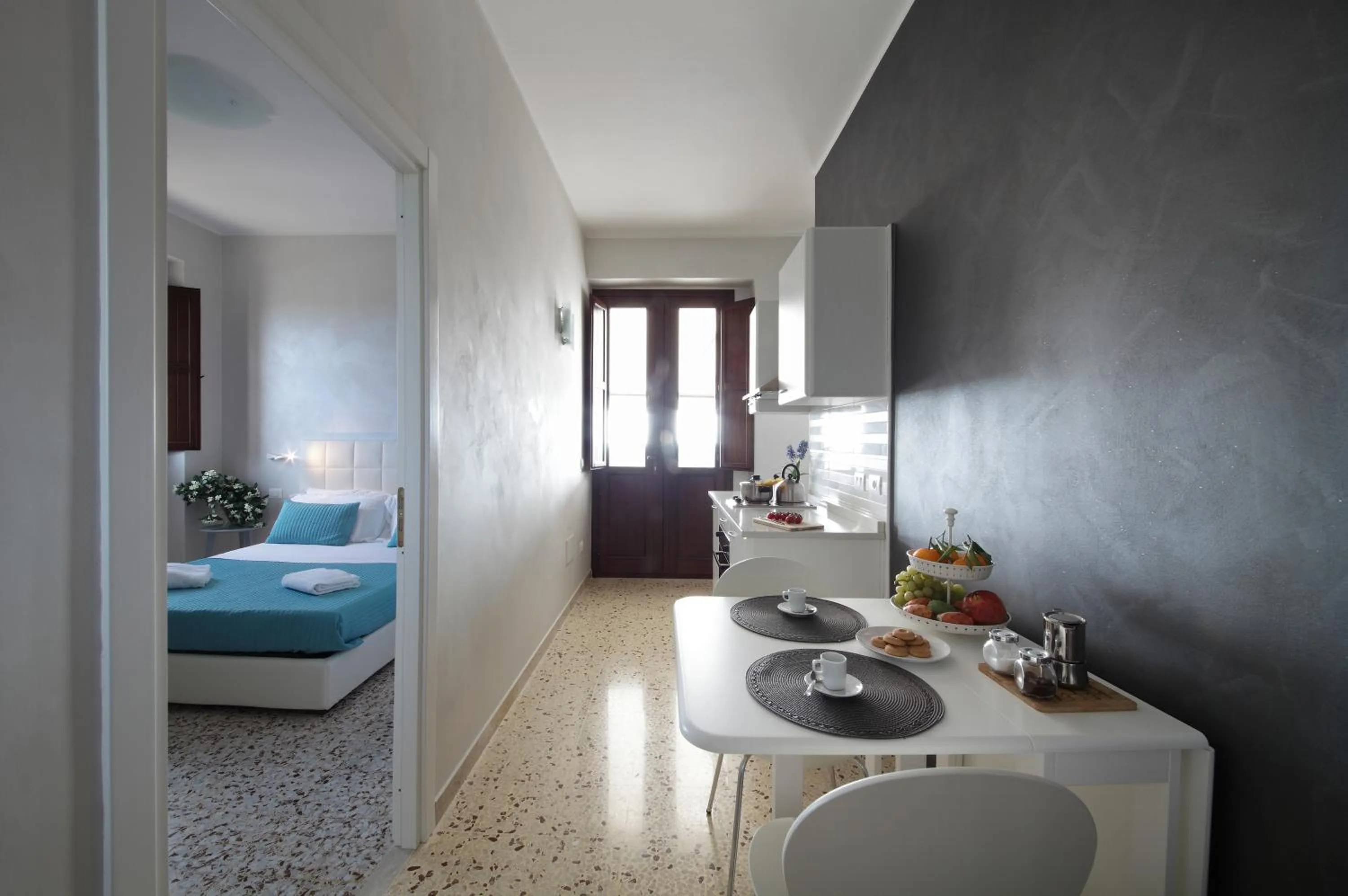 Kitchen or kitchenette, Bed in Casal Sikelio