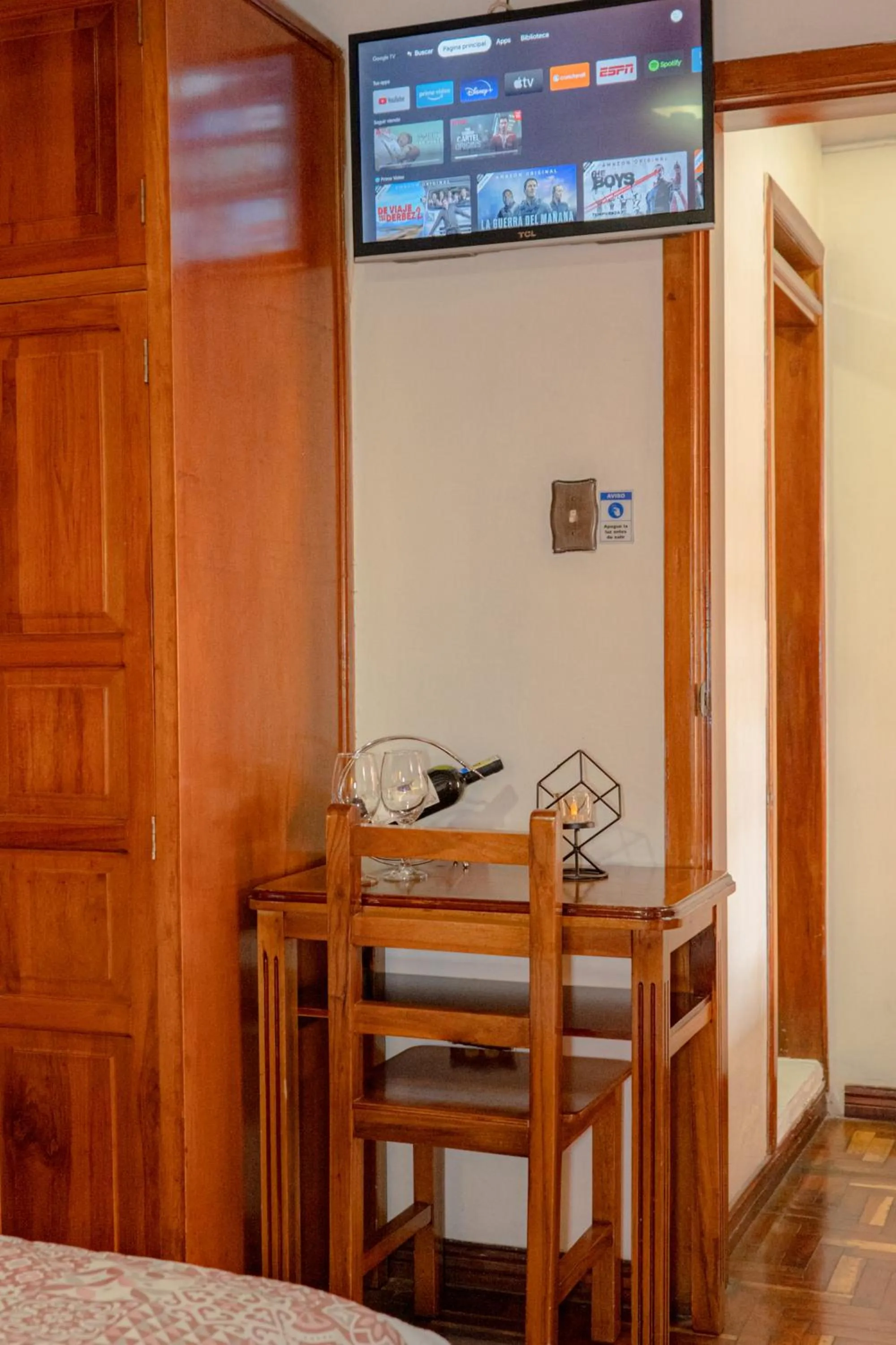 TV and multimedia in Rincón Familiar Hostel Boutique