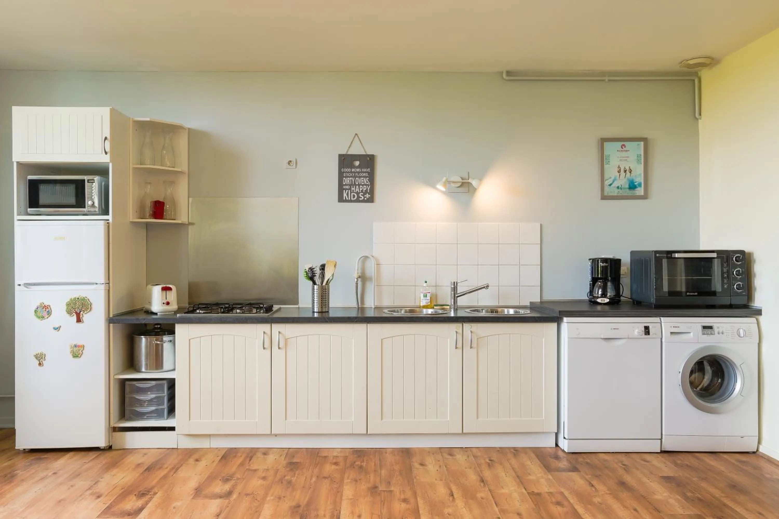 Kitchen or kitchenette in Château Turgot Gîtes