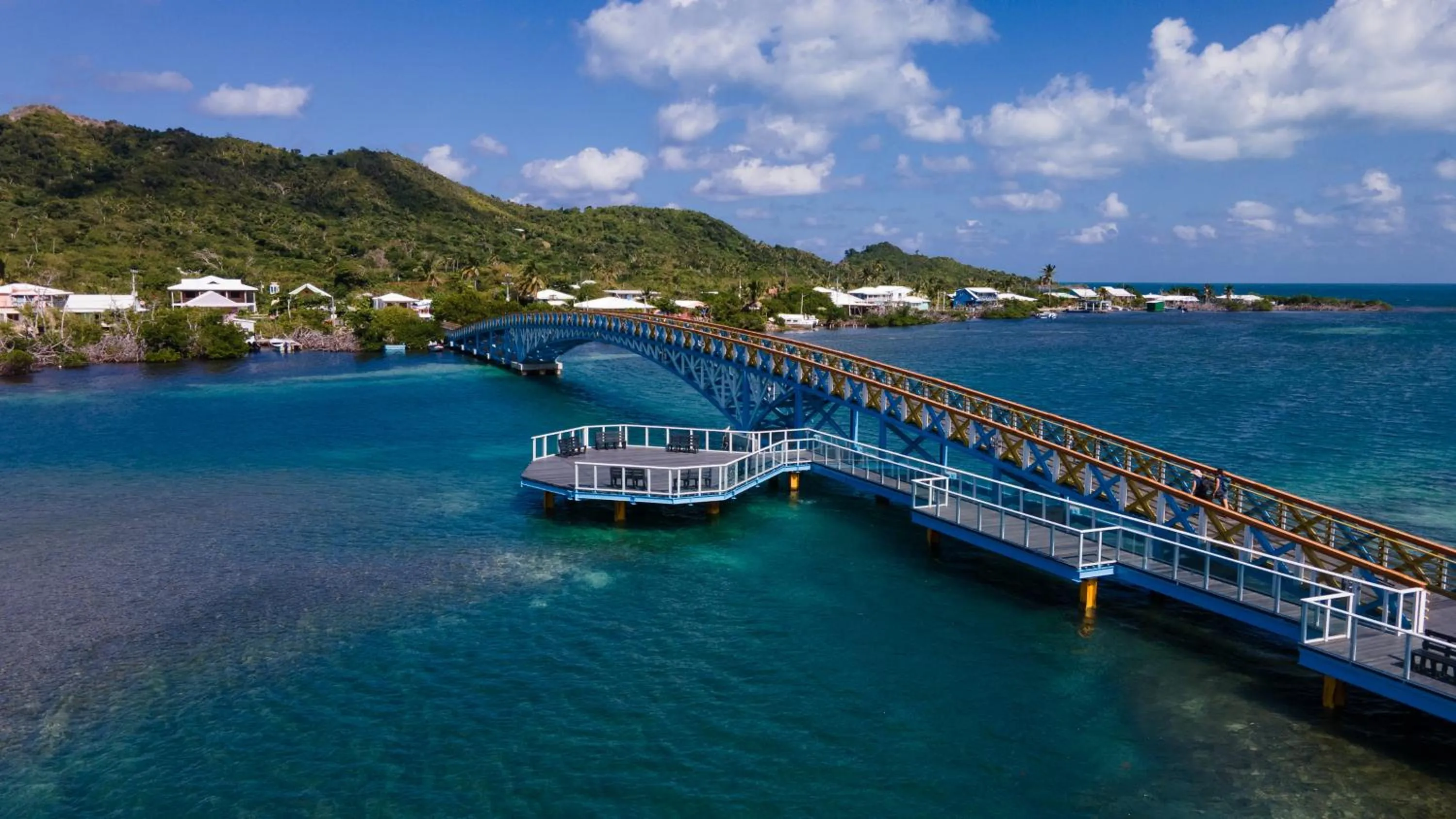 Bird's eye view in South West Bay Cabañas