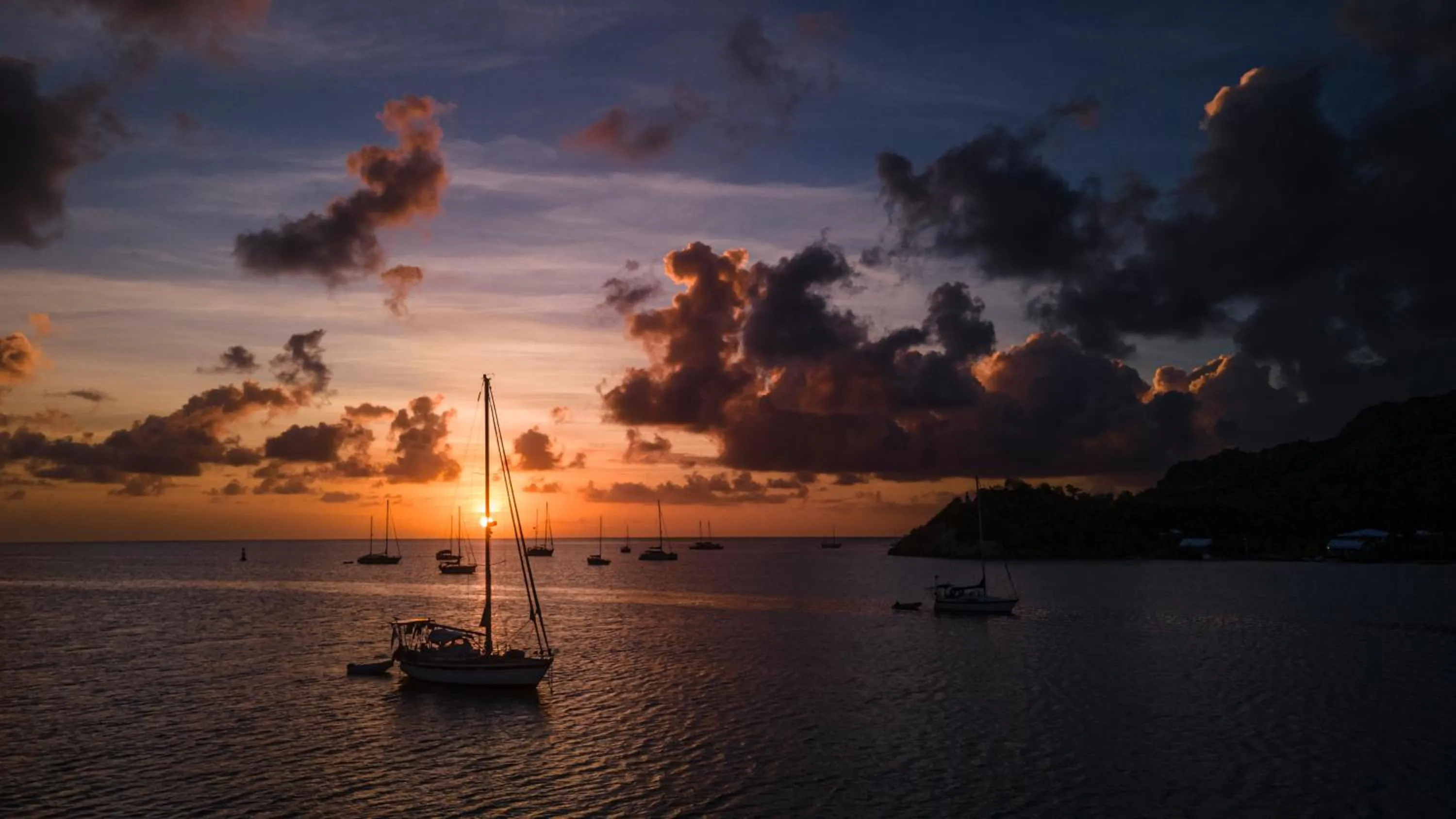 Natural landscape in South West Bay Cabañas