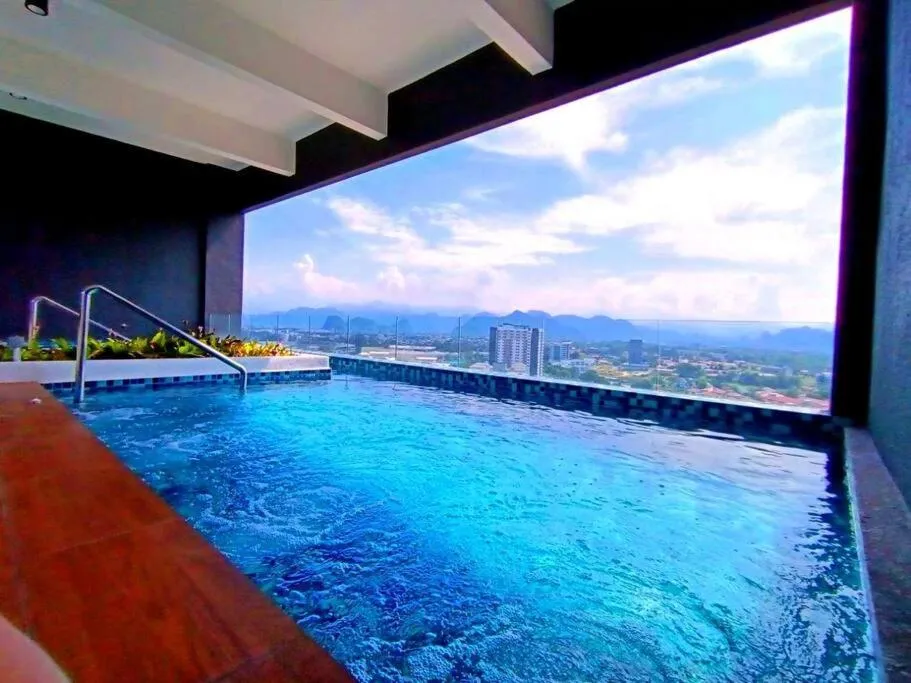 Swimming pool in The Horizon Ipoh Dual L13 by Grab A Stay