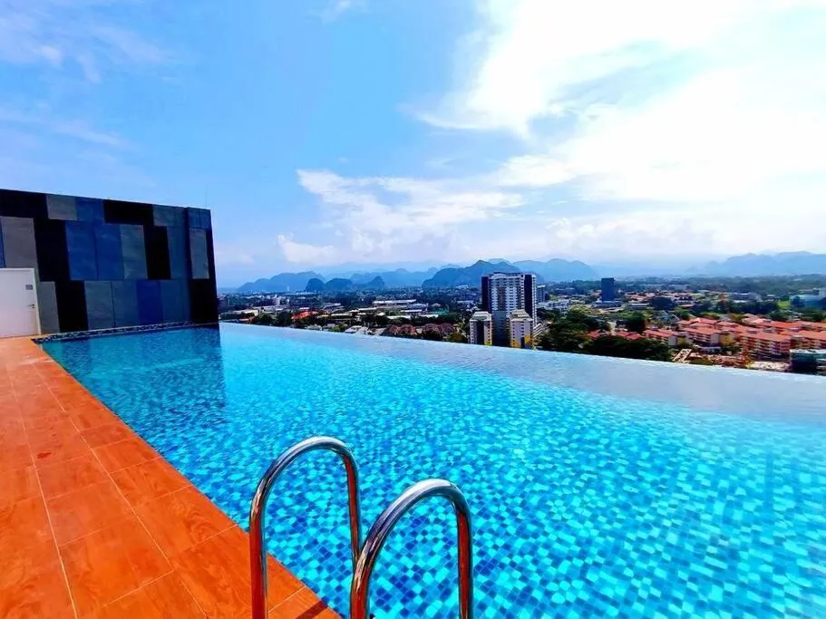 Swimming pool in The Horizon Ipoh Dual L13 by Grab A Stay