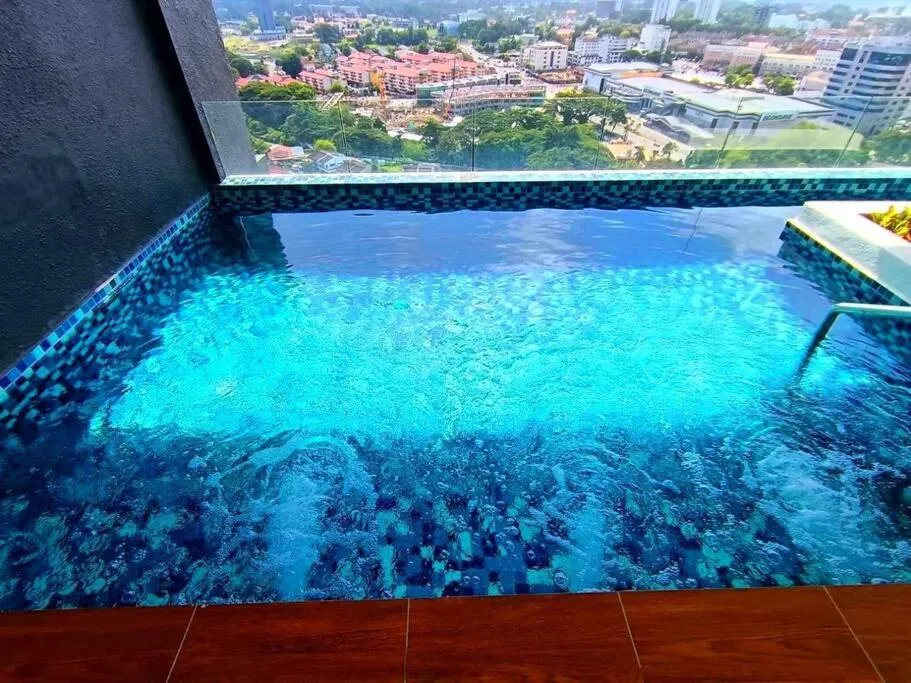 Swimming pool in The Horizon Ipoh Dual L13 by Grab A Stay