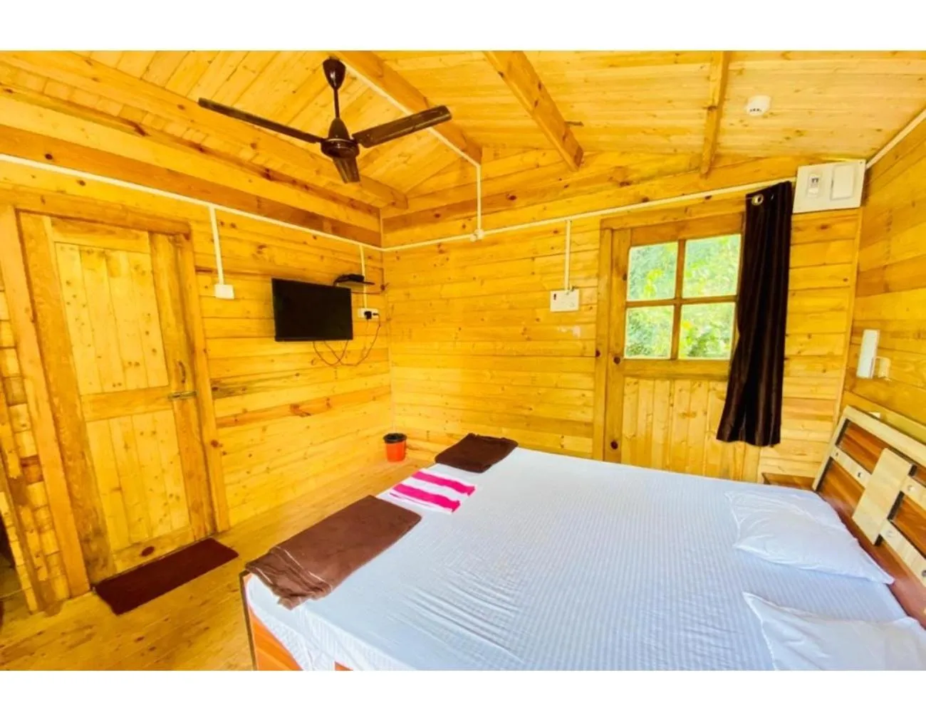 Bedroom, Bed in Mermaid Resort, Arambol, Goa