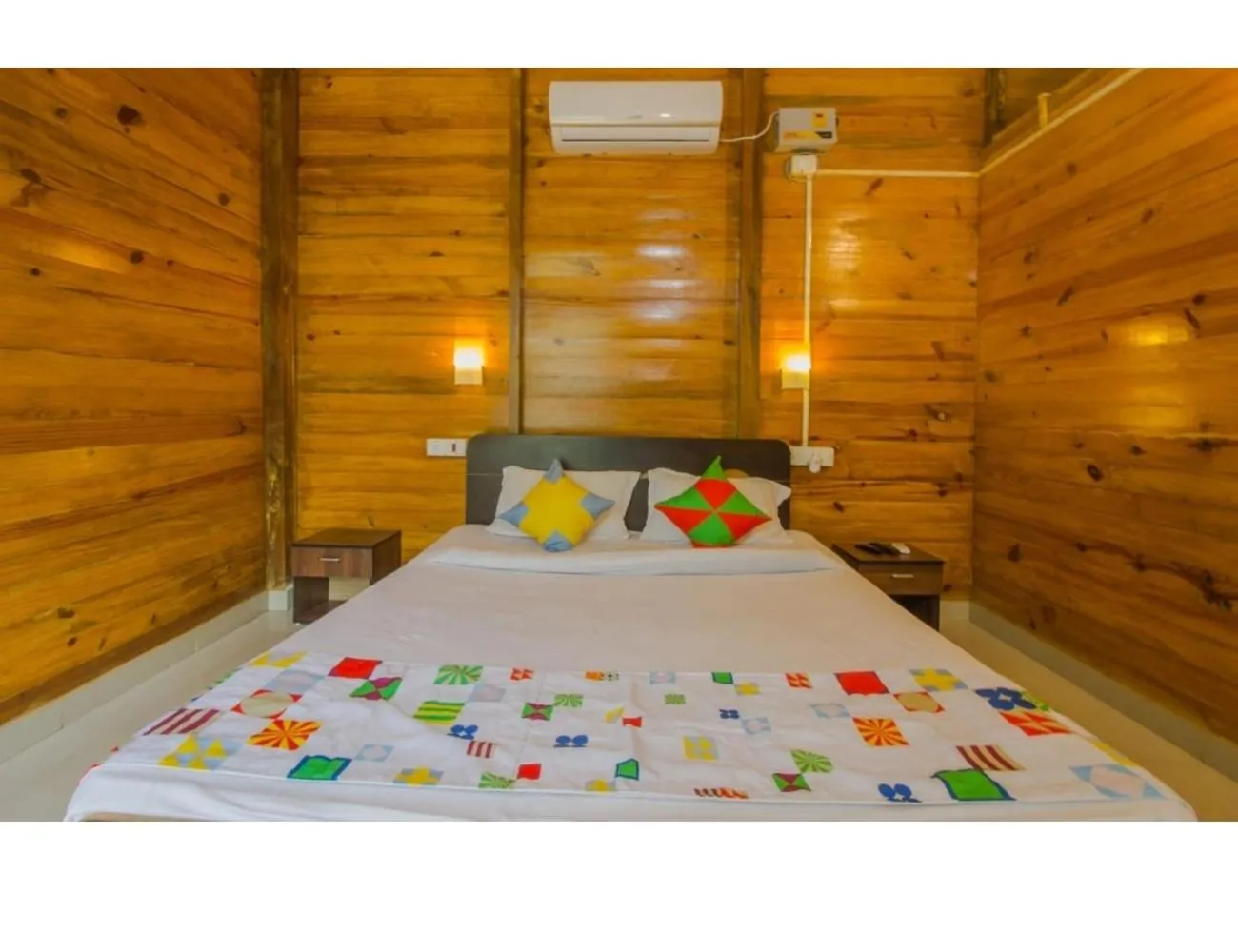 Bed in Mermaid Resort, Arambol, Goa