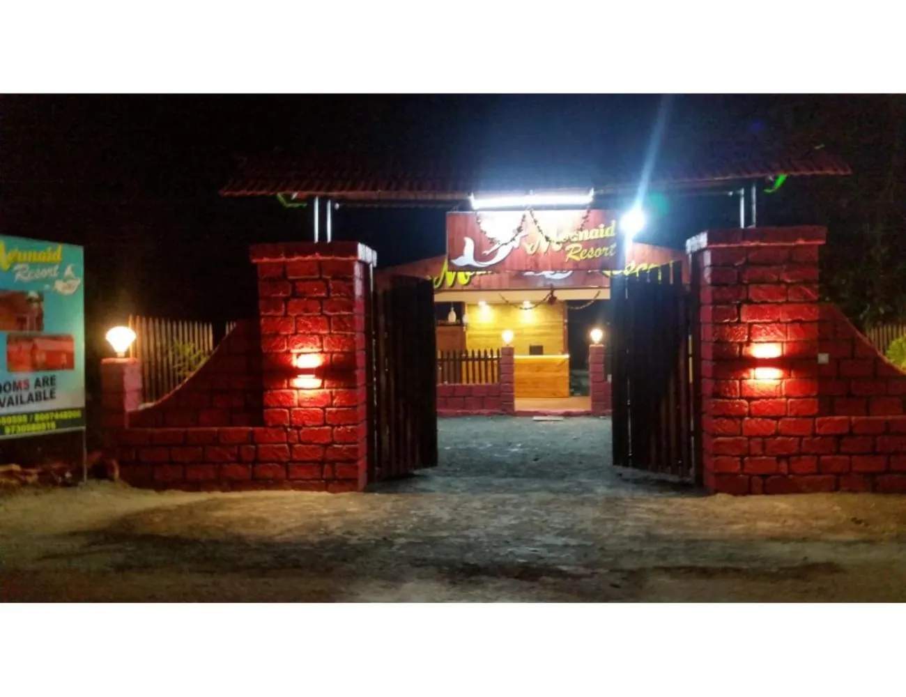 Night in Mermaid Resort, Arambol, Goa