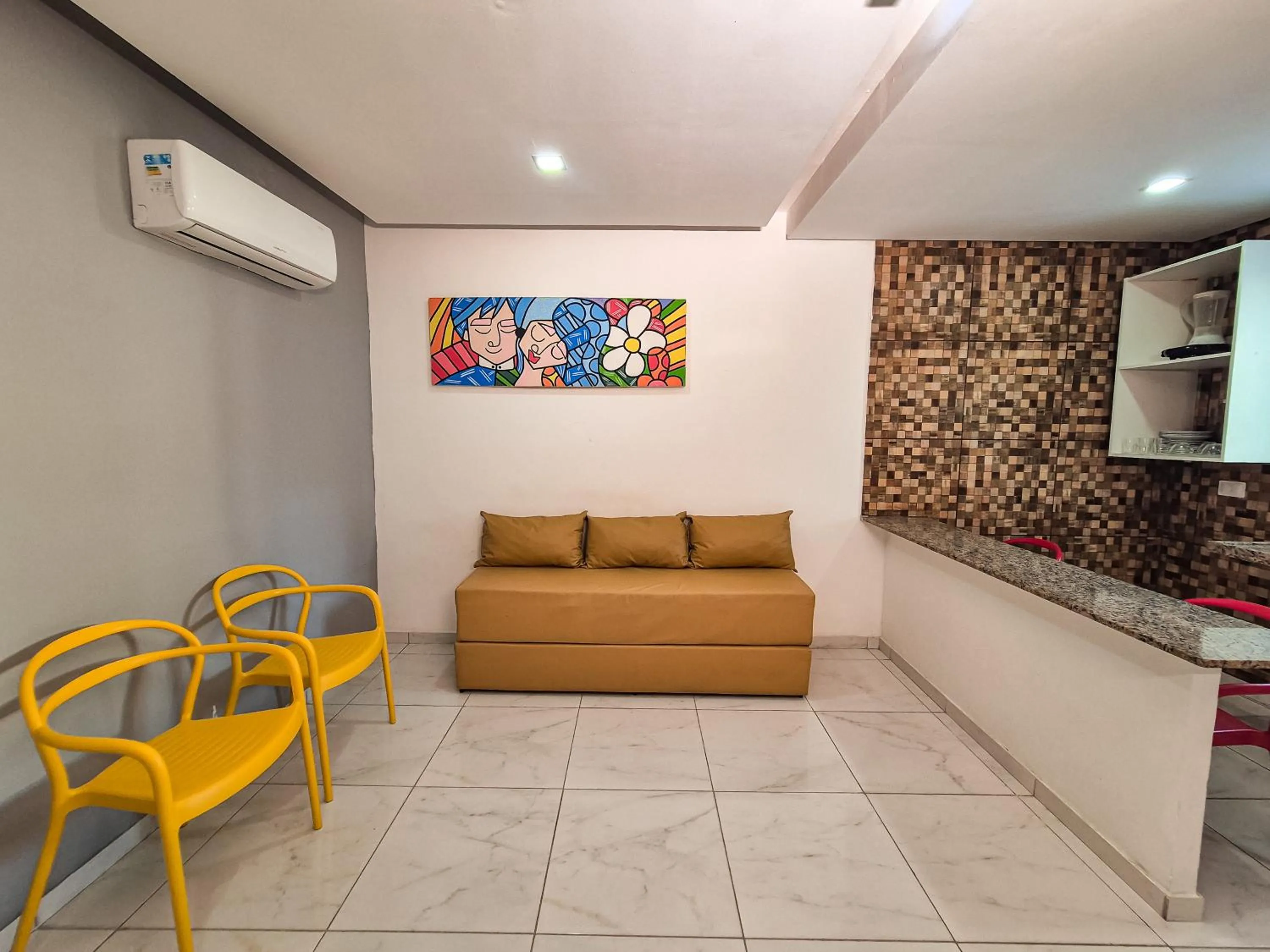 Living room in Pousada Cheiro do Mar