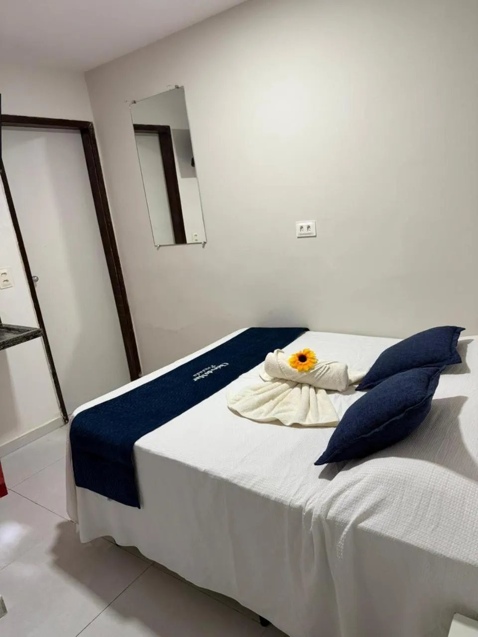 Bed in Pousada Cheiro do Mar