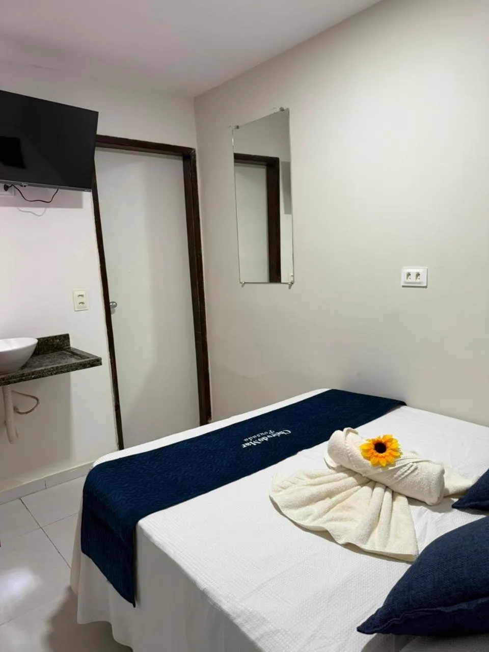 Bed in Pousada Cheiro do Mar