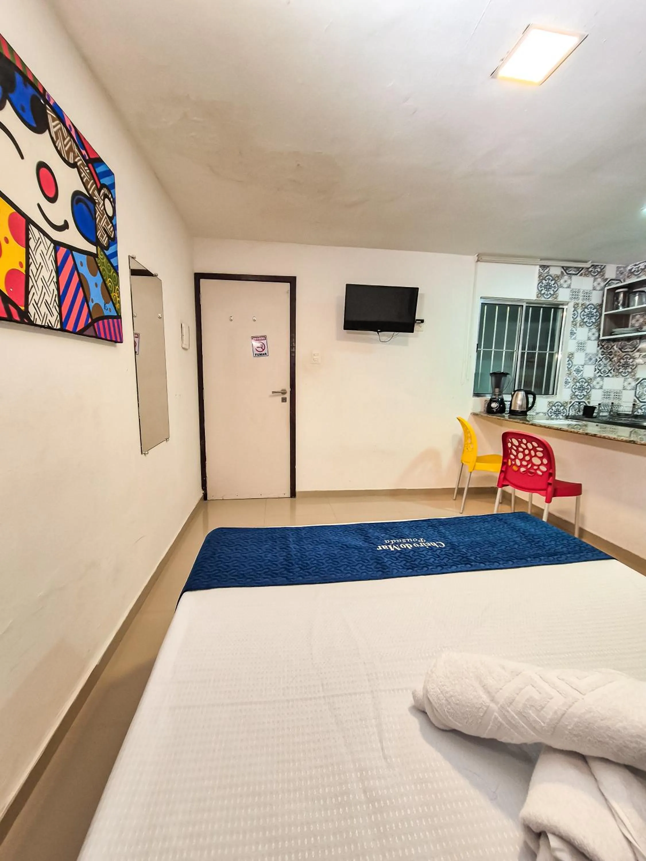 Bed in Pousada Cheiro do Mar