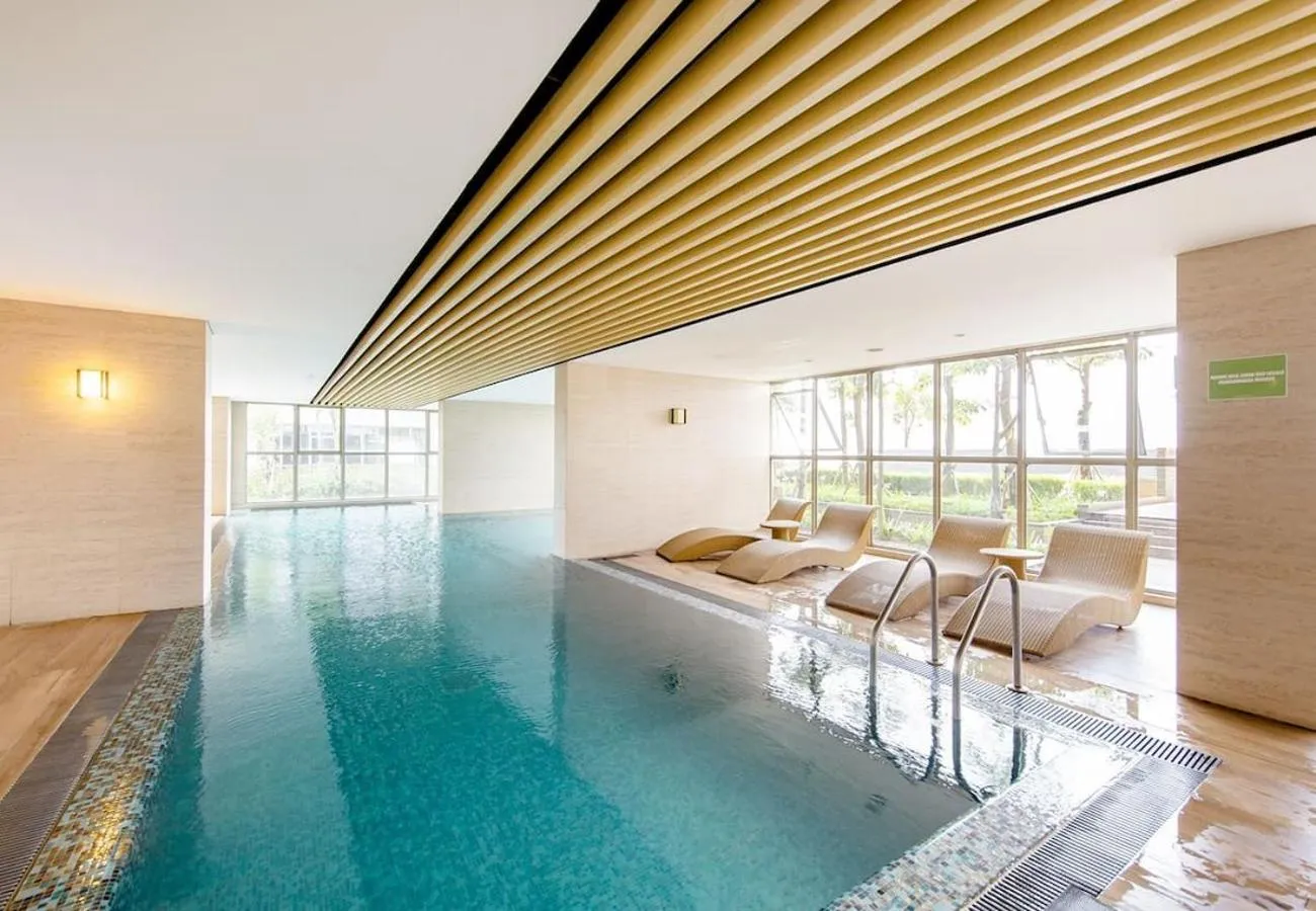 Swimming pool in Comfort and Luxury Private Room at Goldcoast PIK